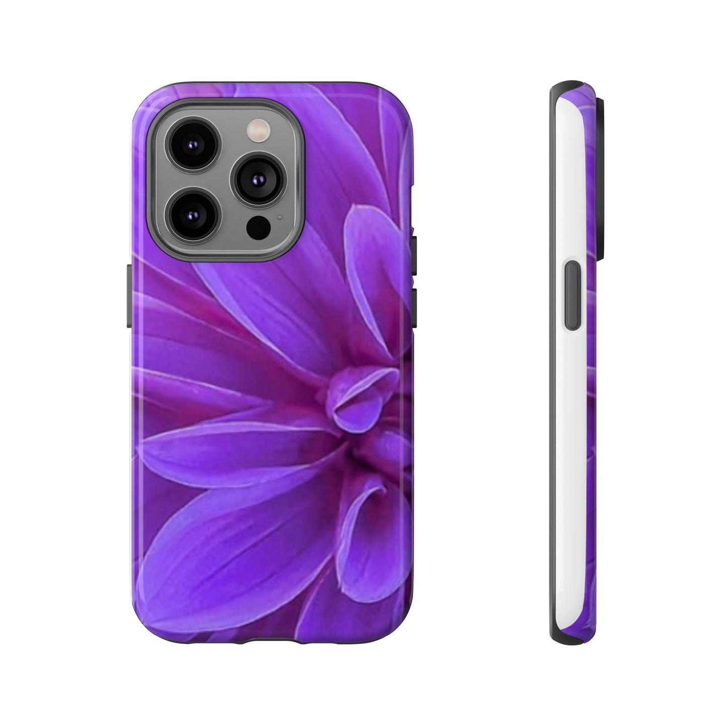 Purple Dahlia Tough Phone Case
