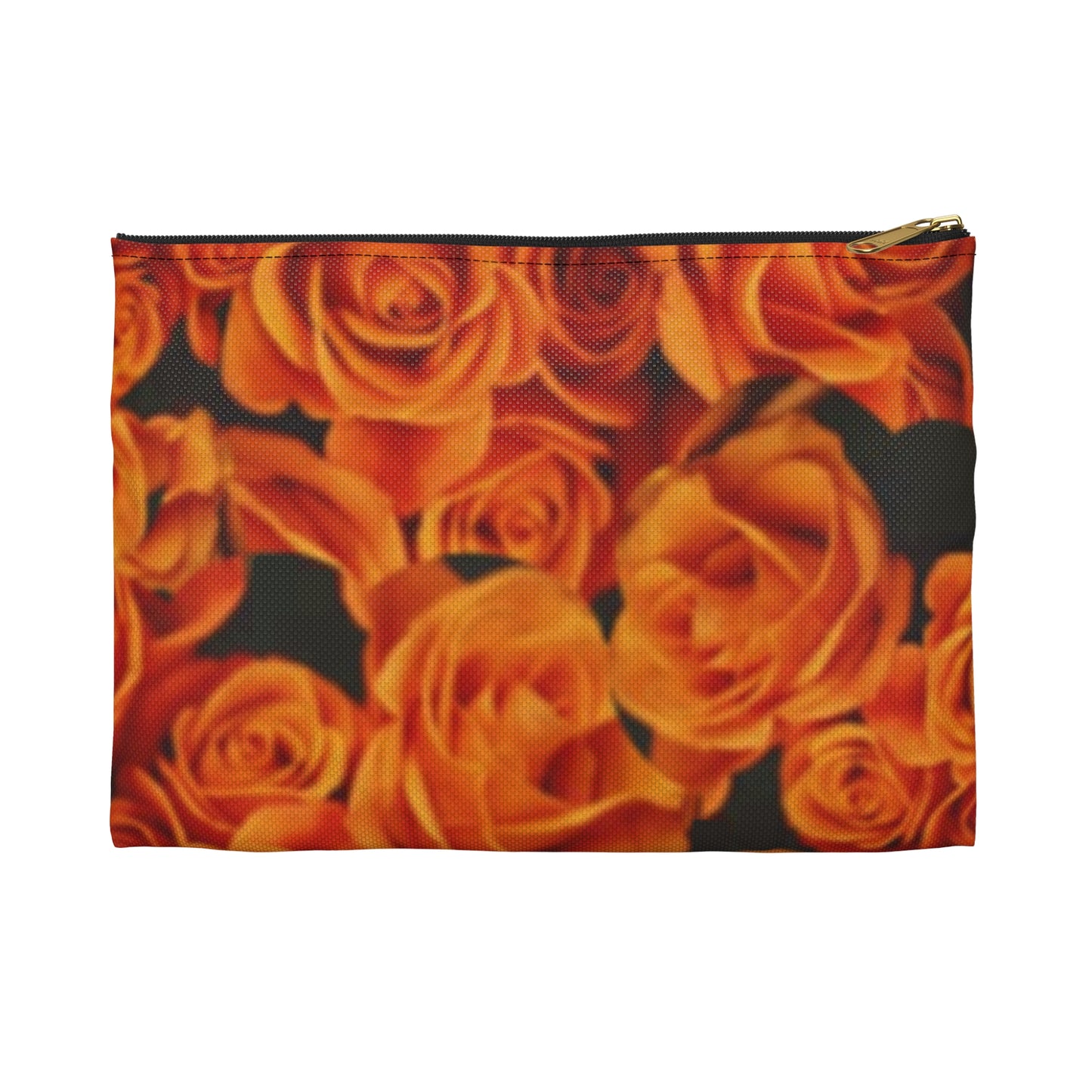 Orange Roses Accessory Pouch