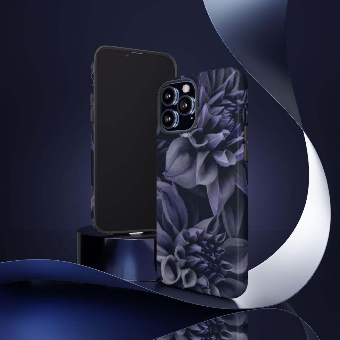 Blue Dahlia Phone Tough Case