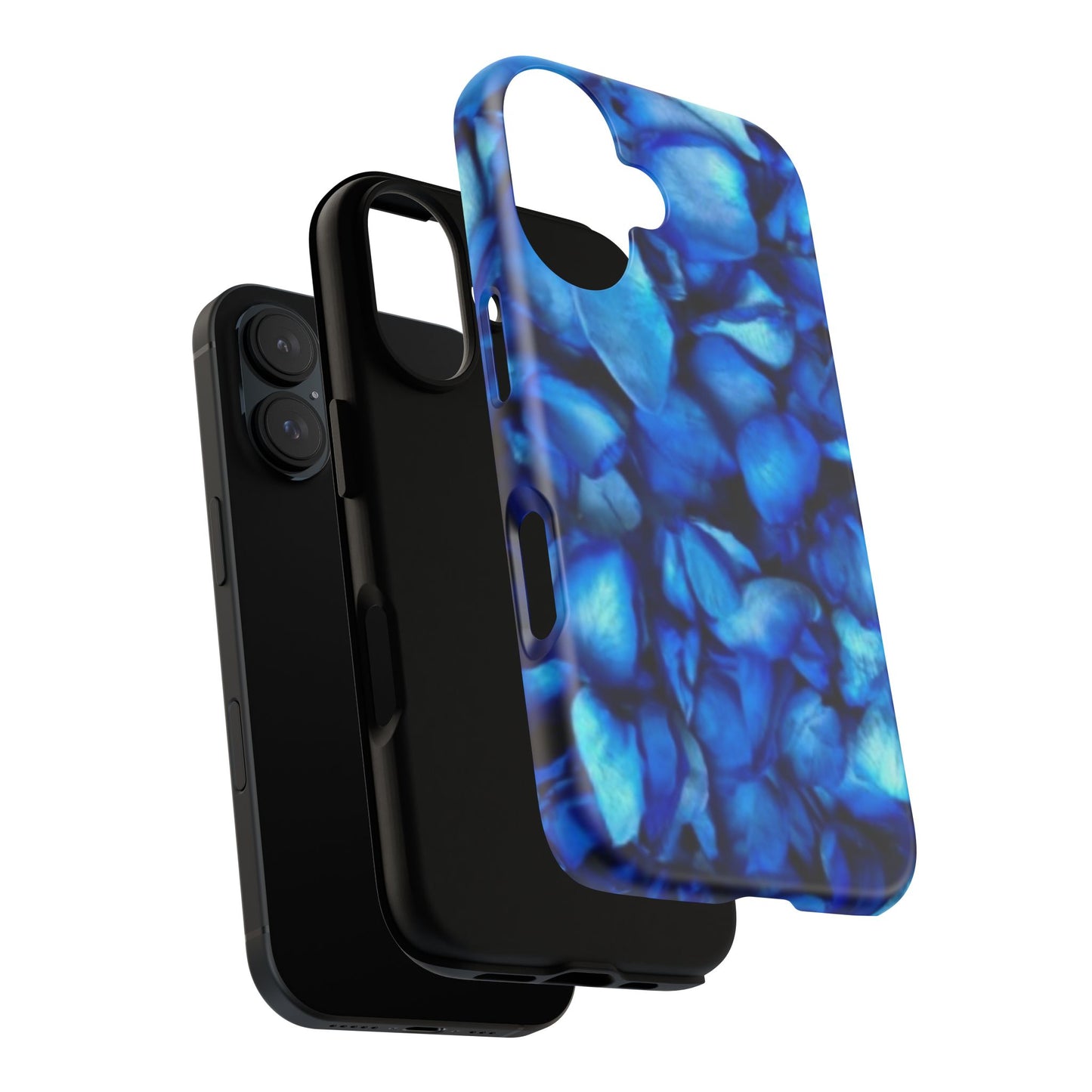 Blue Petals Tough Phone Case