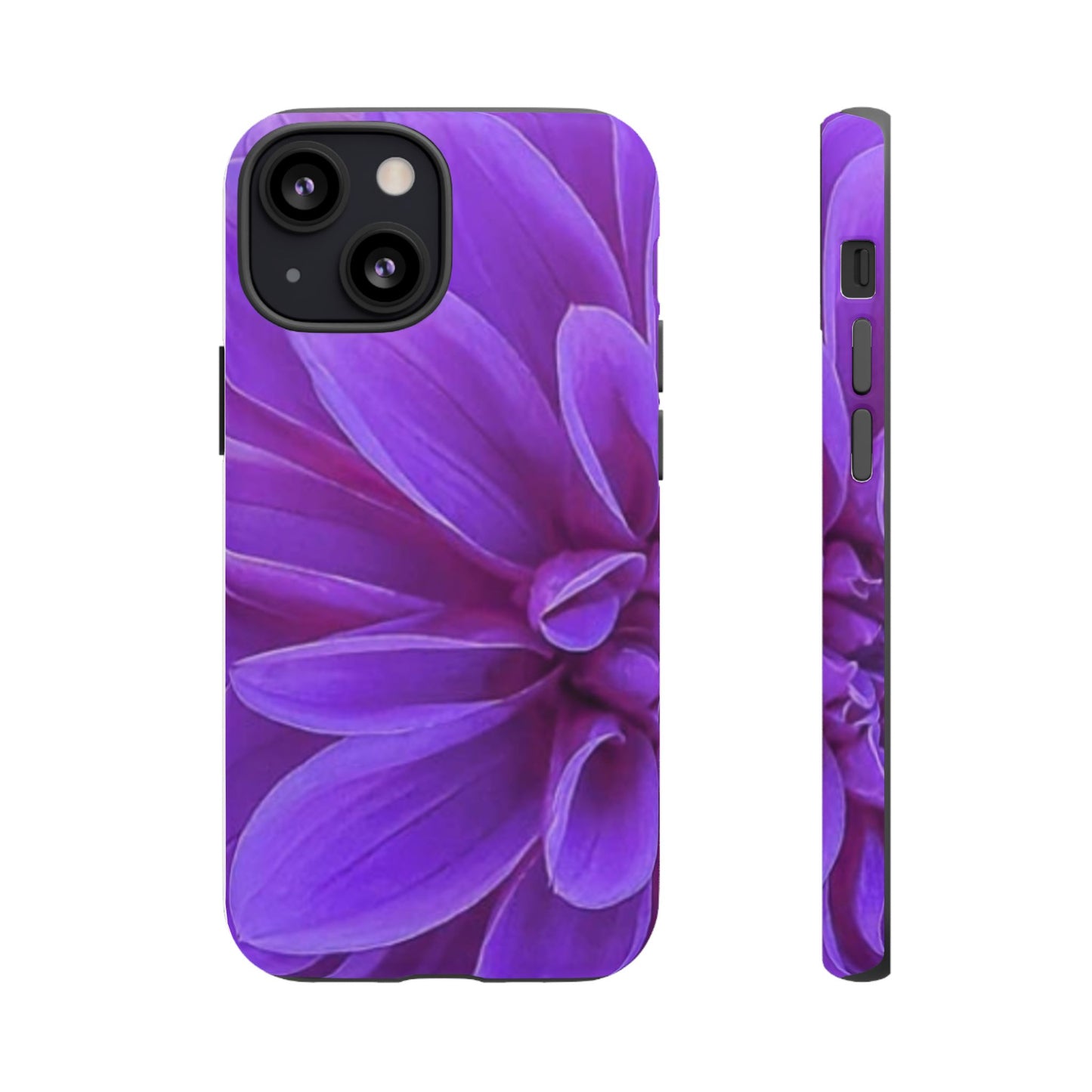 Purple Dahlia Tough Phone Case