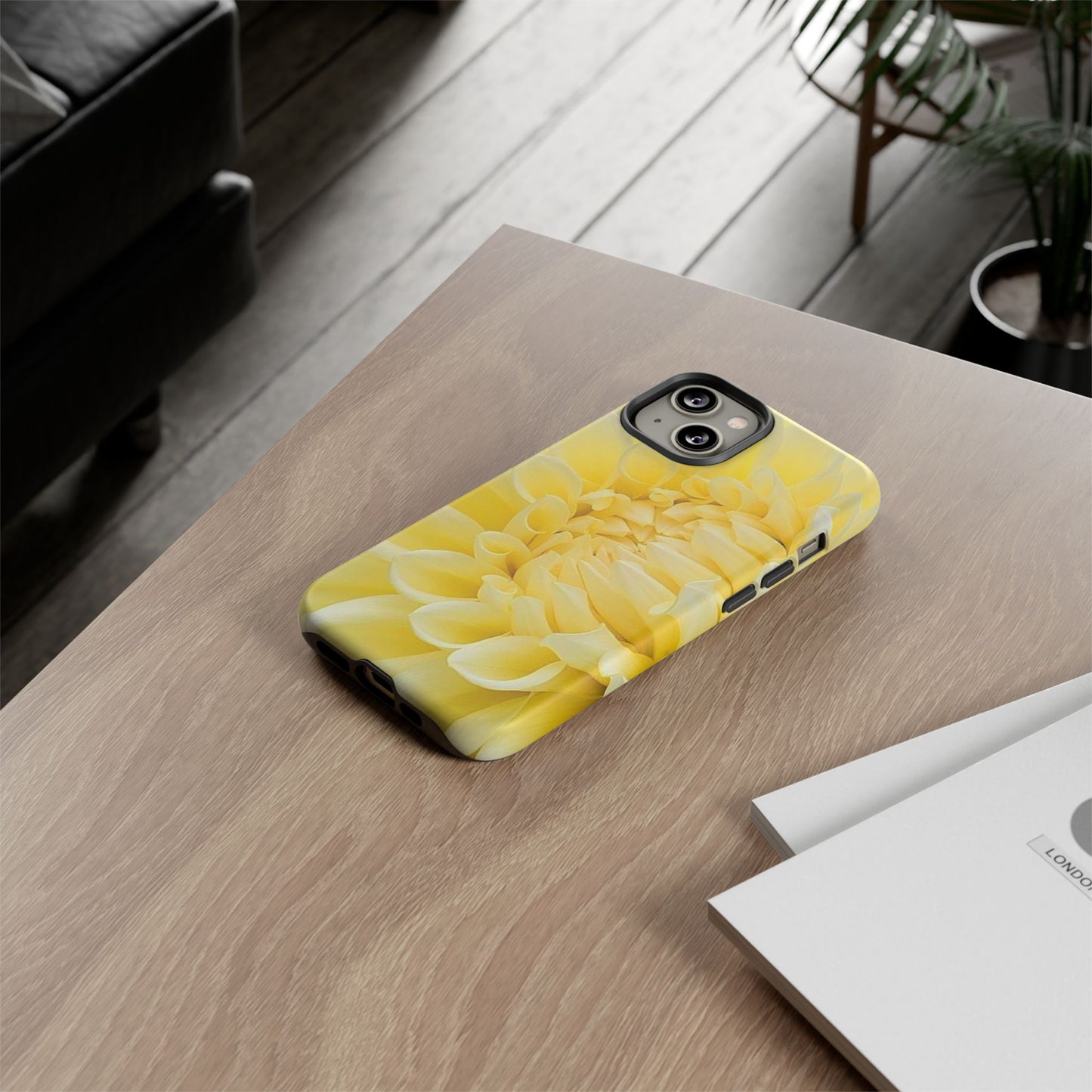 Yellow Dahlia Phone Tough Case