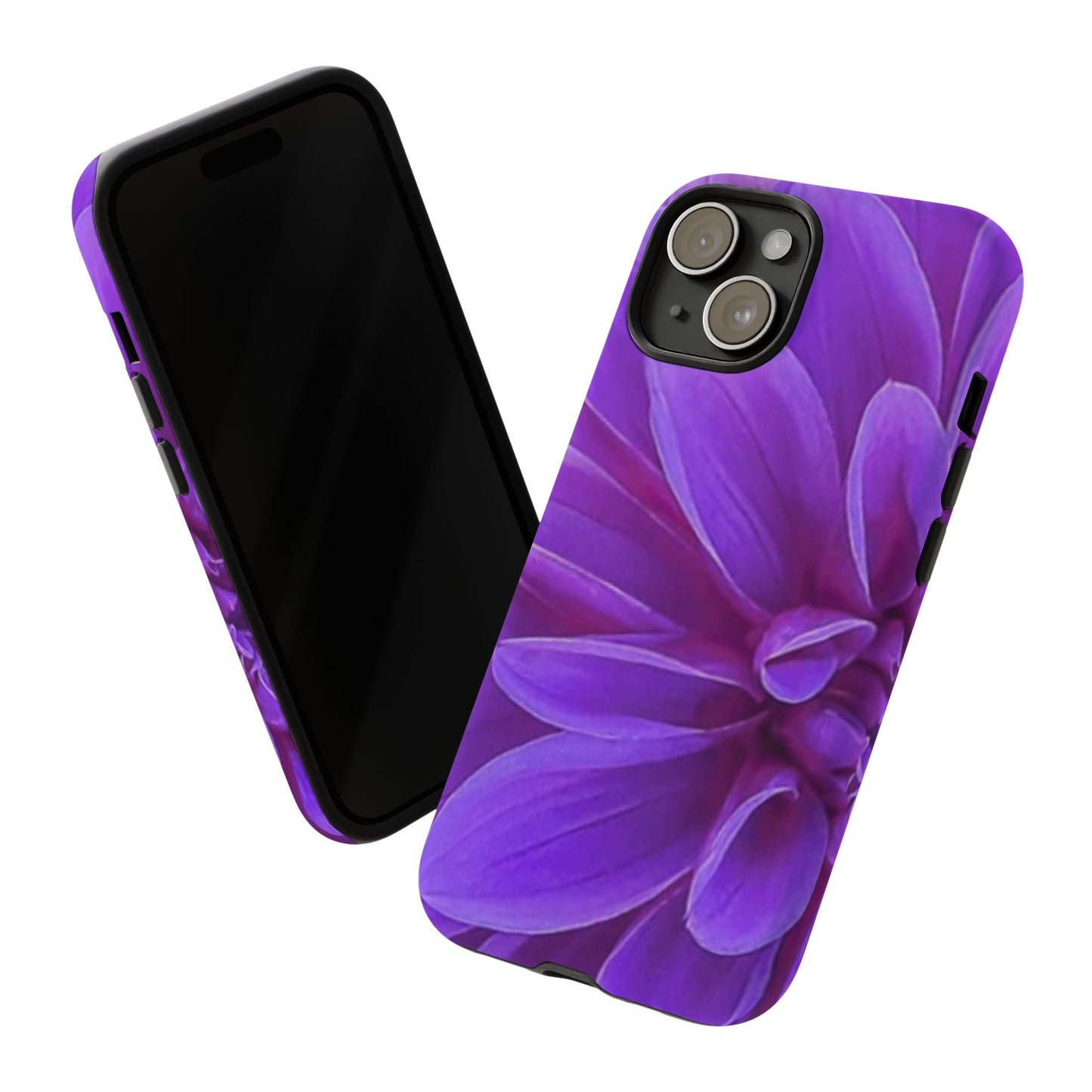 Purple Dahlia Tough Phone Case