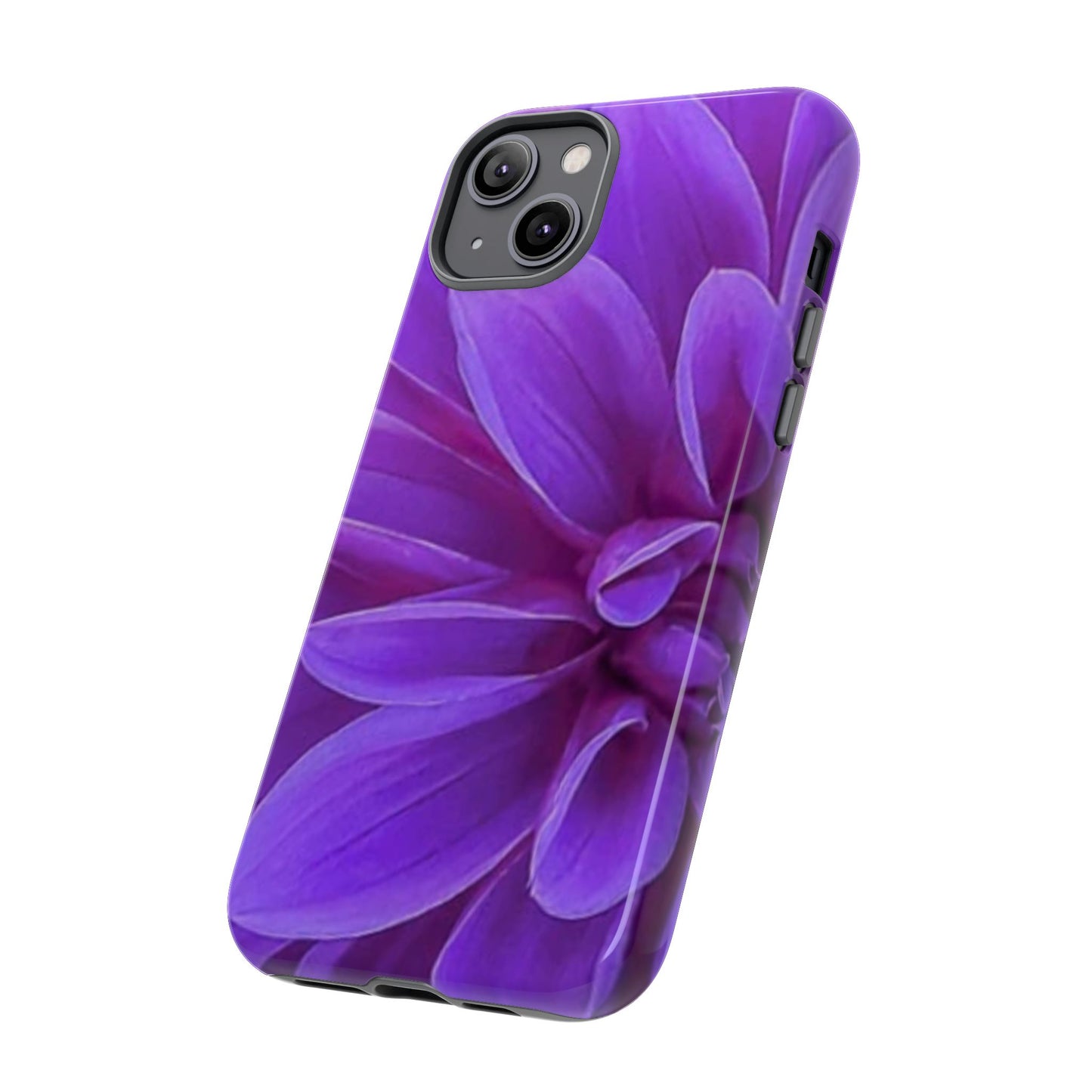 Purple Dahlia Tough Phone Case