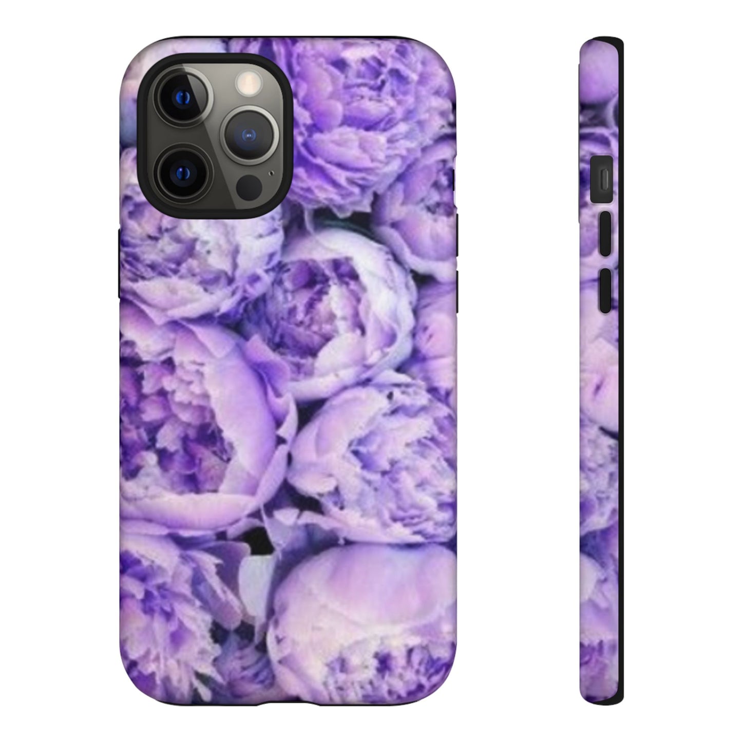 Purple Peony Tough Phone Case