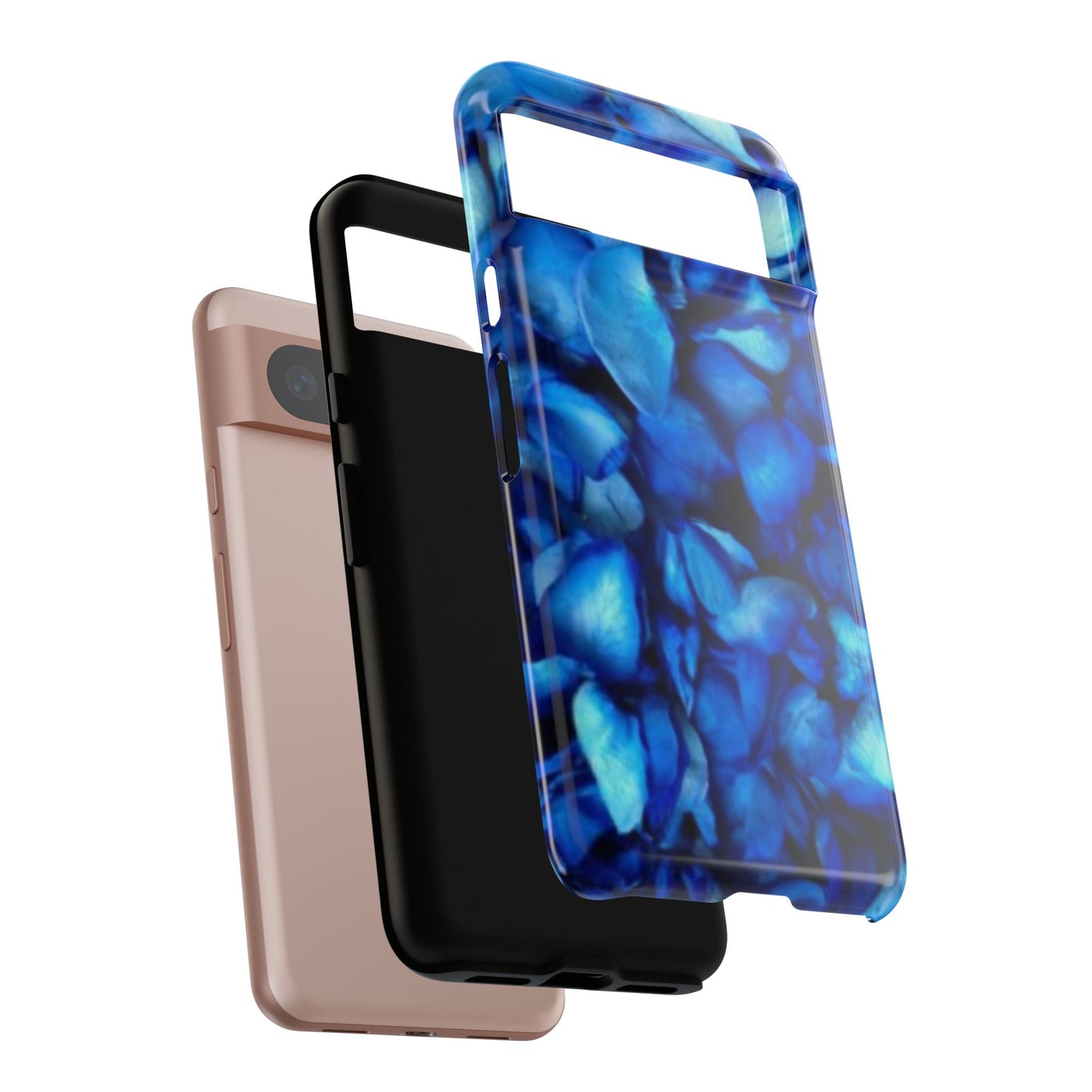 Blue Petals Tough Phone Case