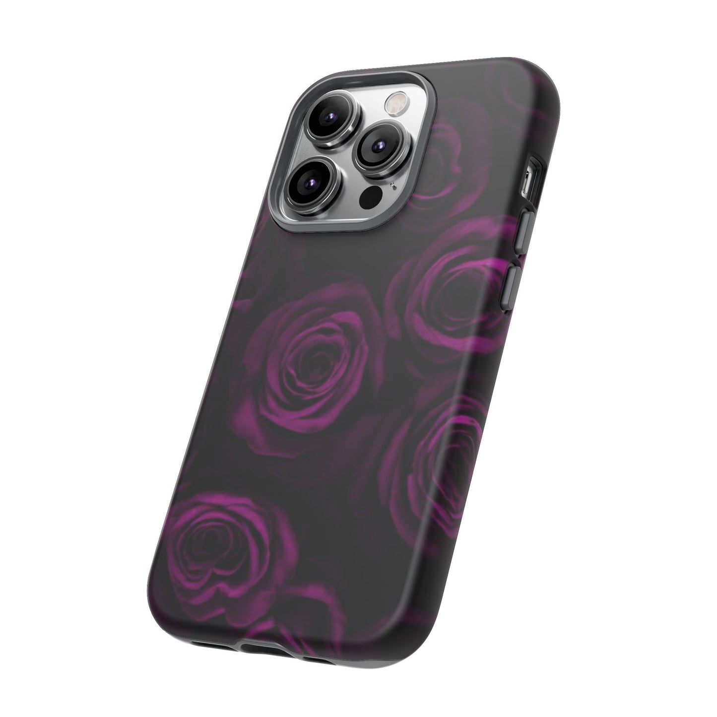 Dark Purple Roses Phone Tough Case