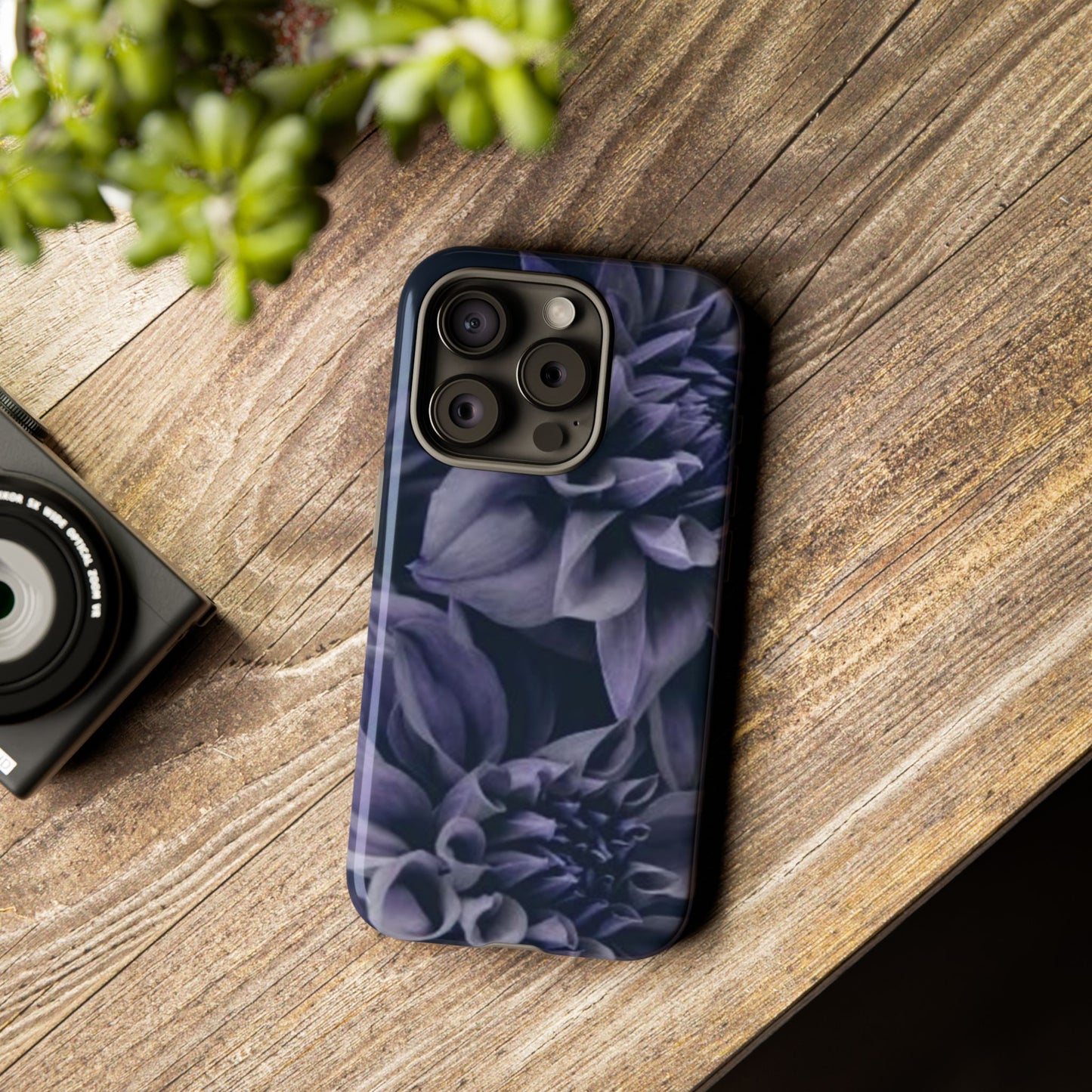 Blue Dahlia Phone Tough Case