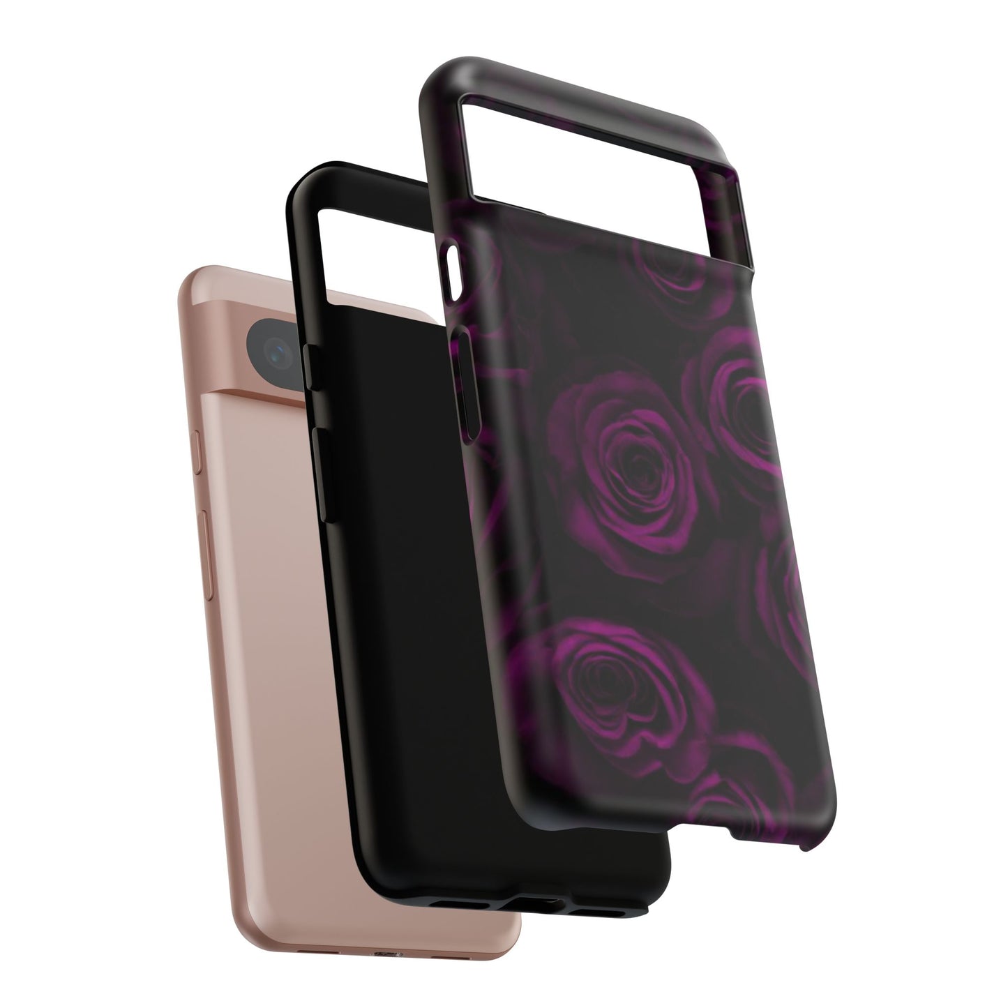 Dark Purple Roses Phone Tough Case