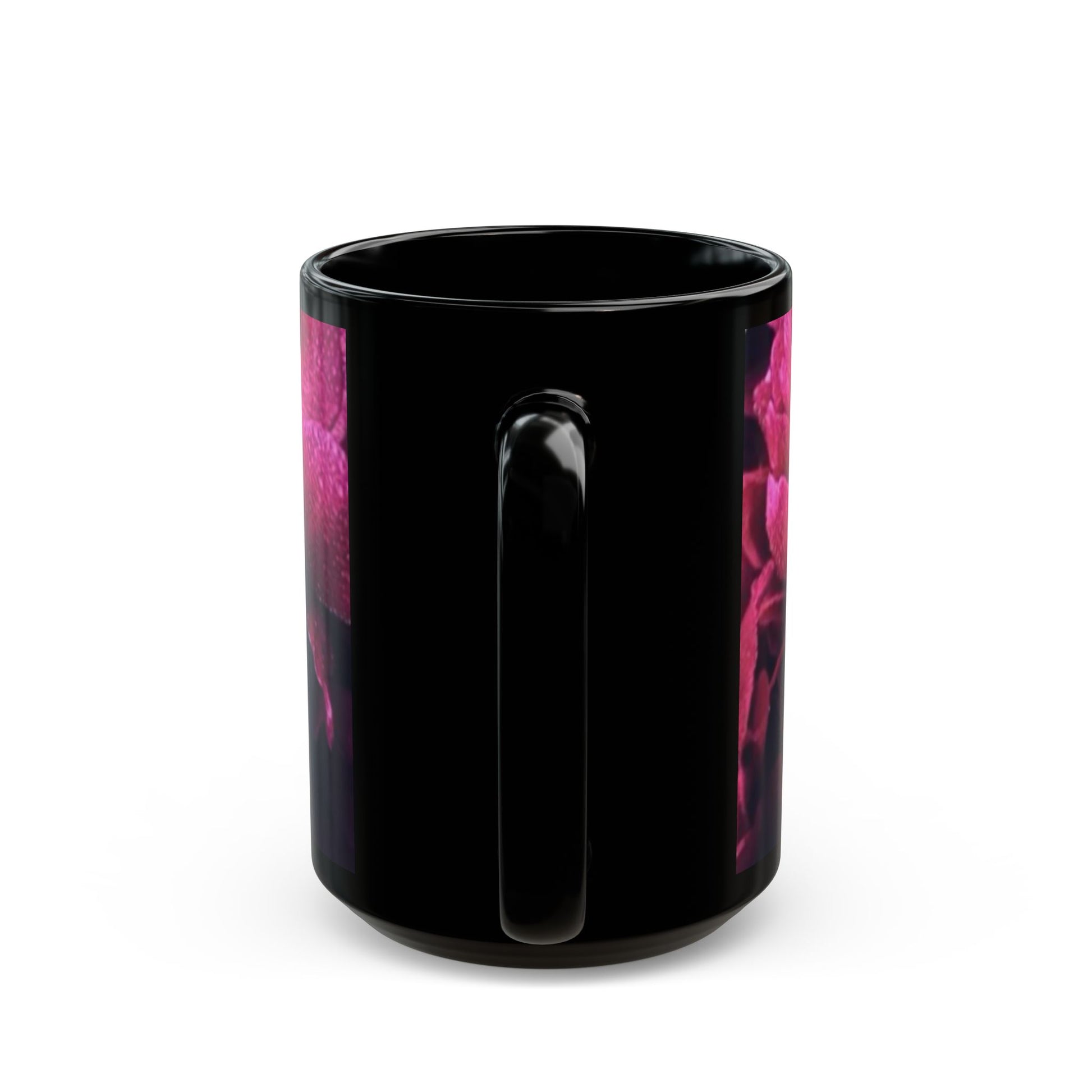 Magenta Floral Design Mug – Bold and Beautiful Gift Mug
