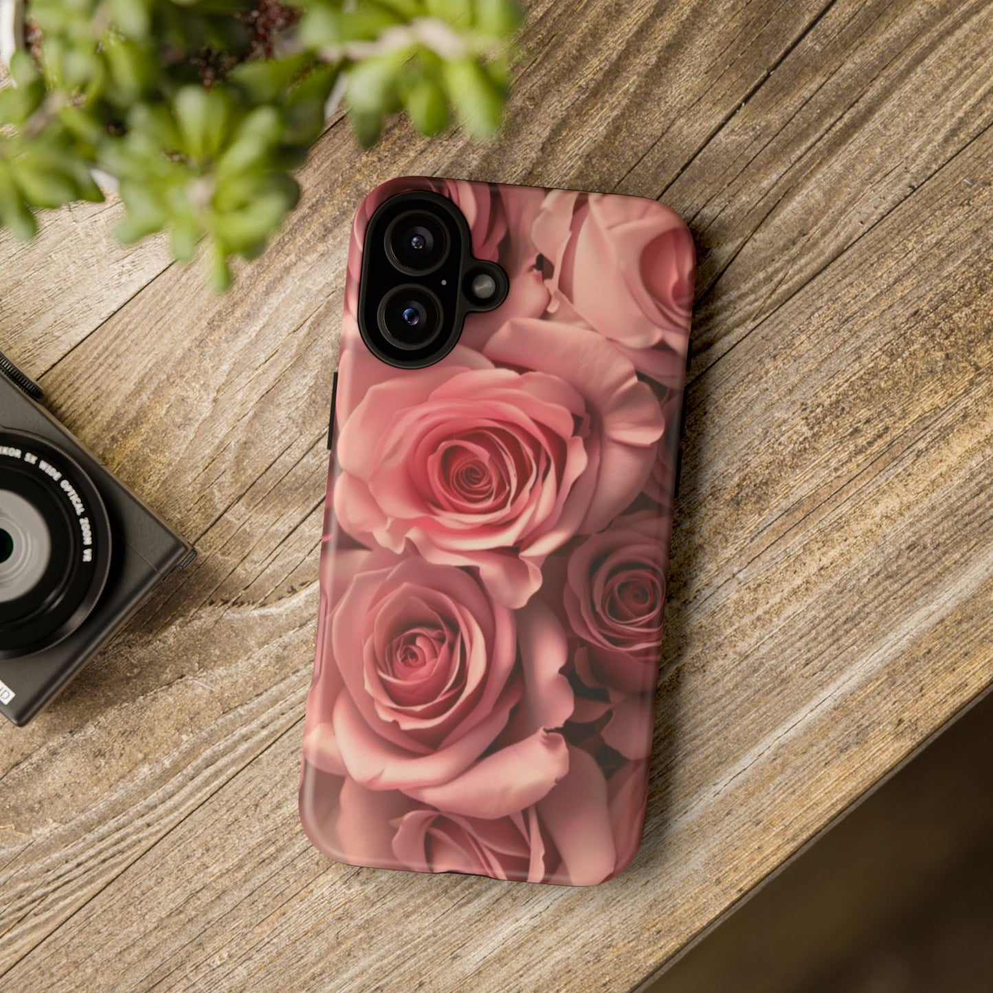 Pink Roses Tough Phone Case