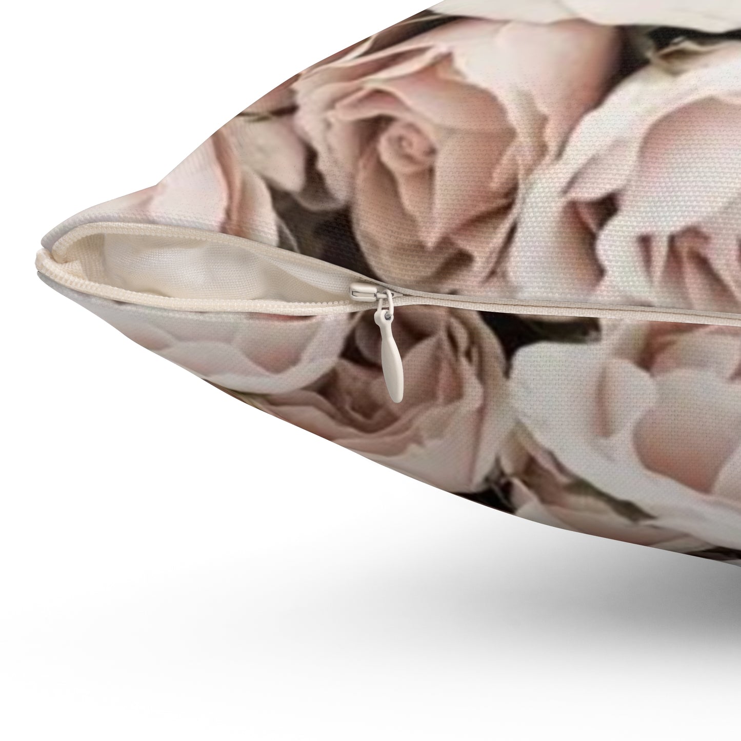 Light Pink Roses Square Pillow