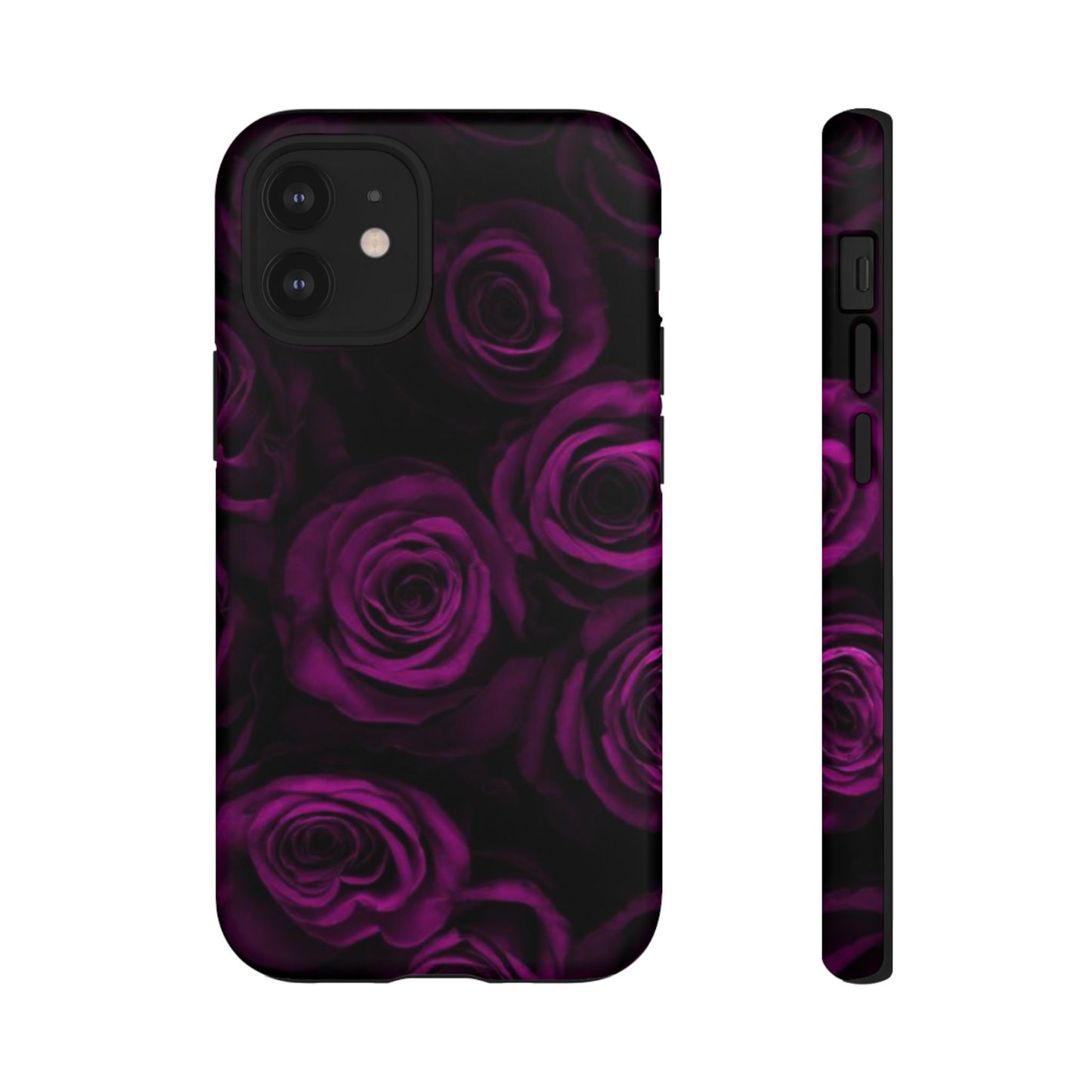 Dark Purple Roses Phone Tough Case