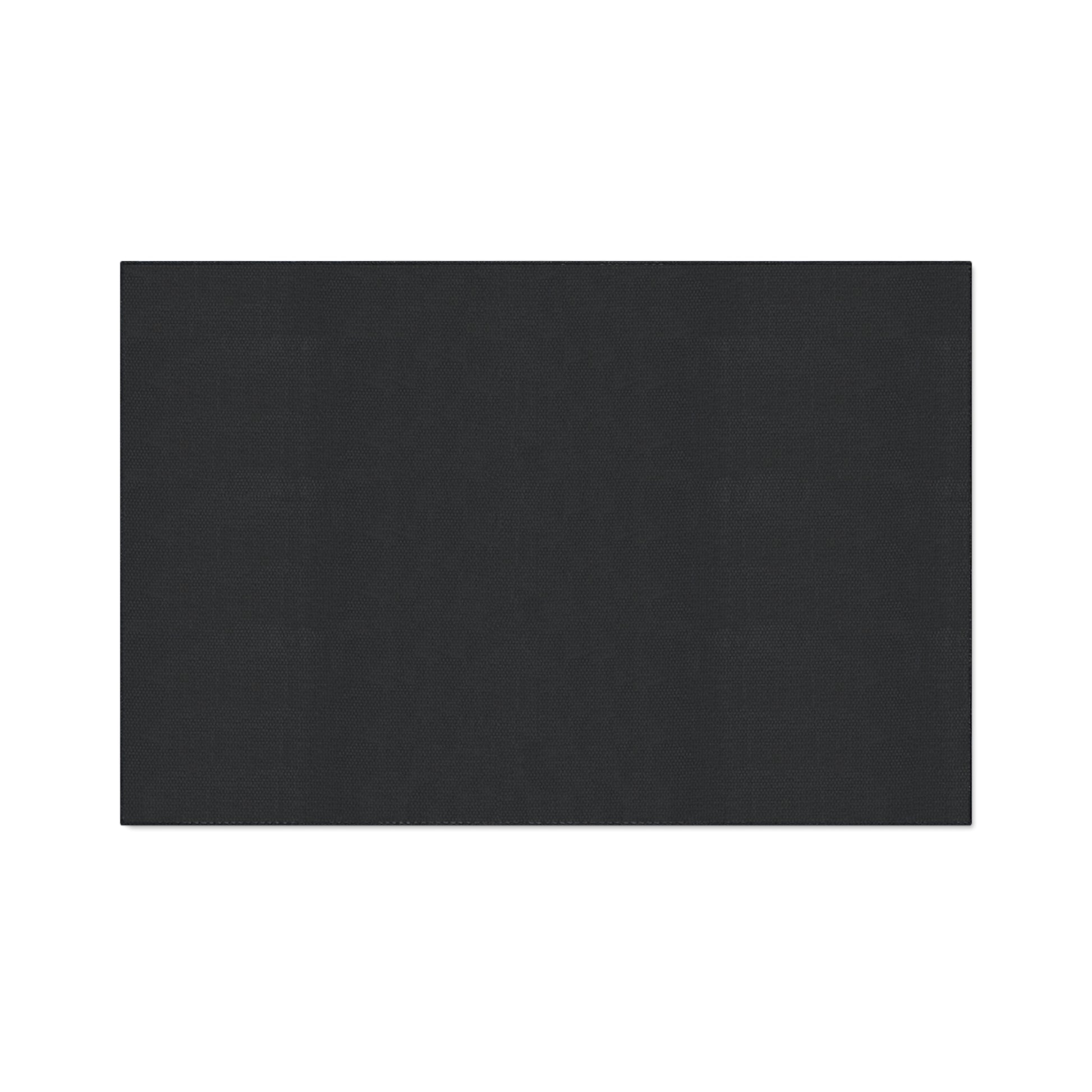 Heavy Duty Floral Floor Mat Black & White | Durable Rug for Home