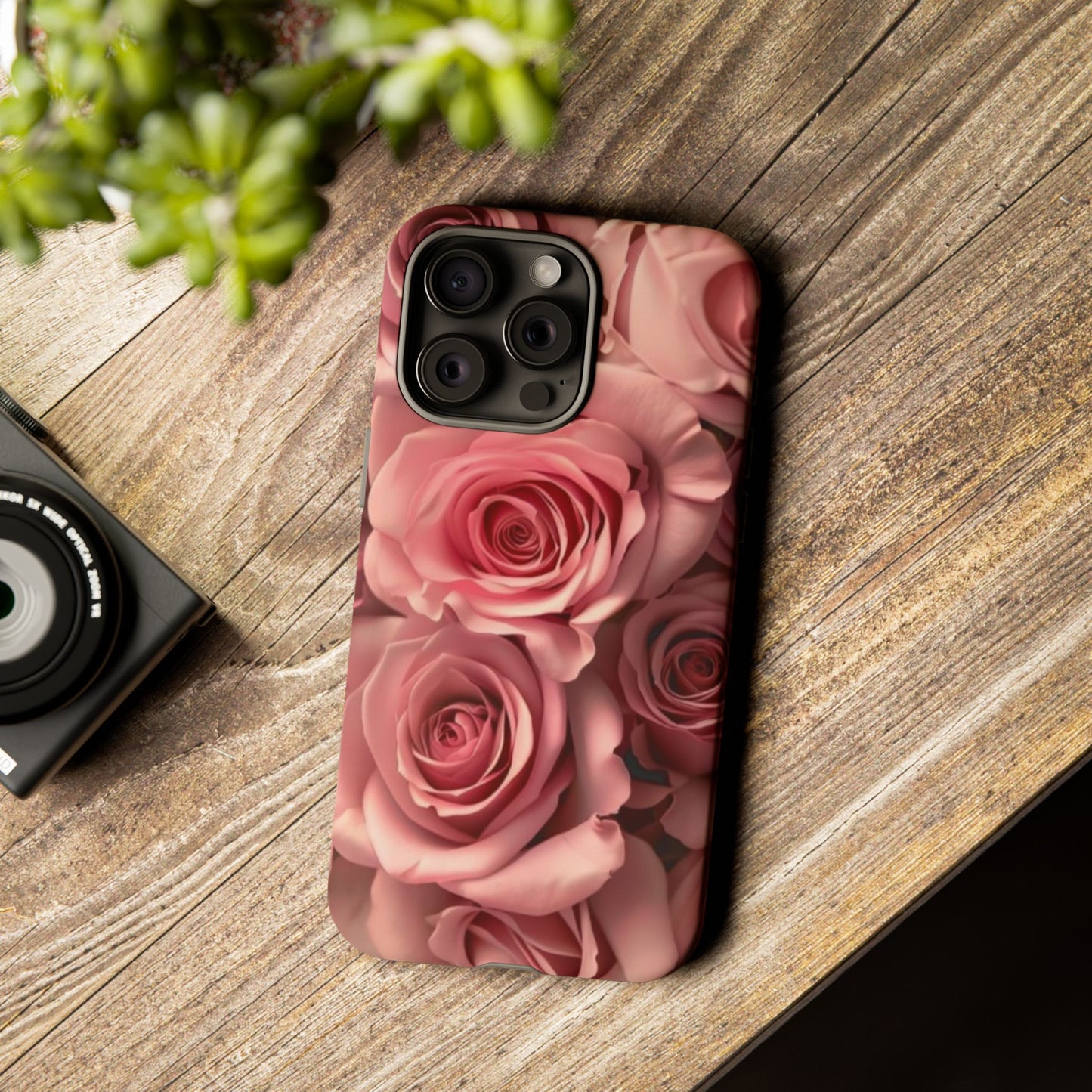 Pink Roses Tough Phone Case