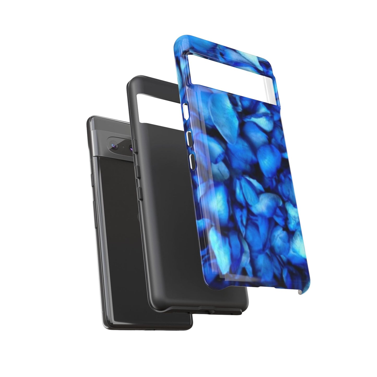 Blue Petals Tough Phone Case