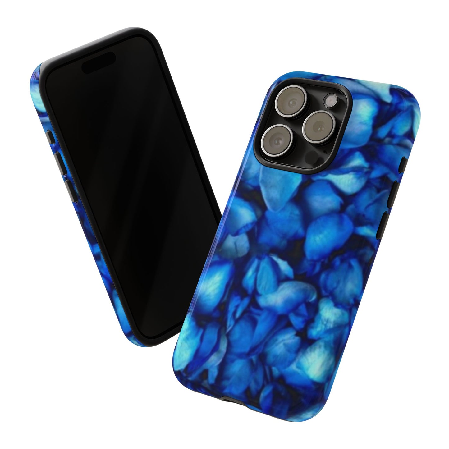 Blue Petals Tough Phone Case