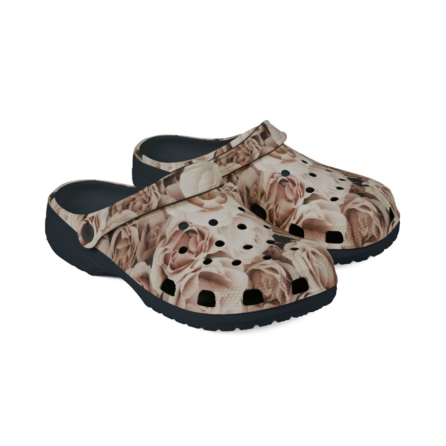Light Pink Roses Foam Shoes