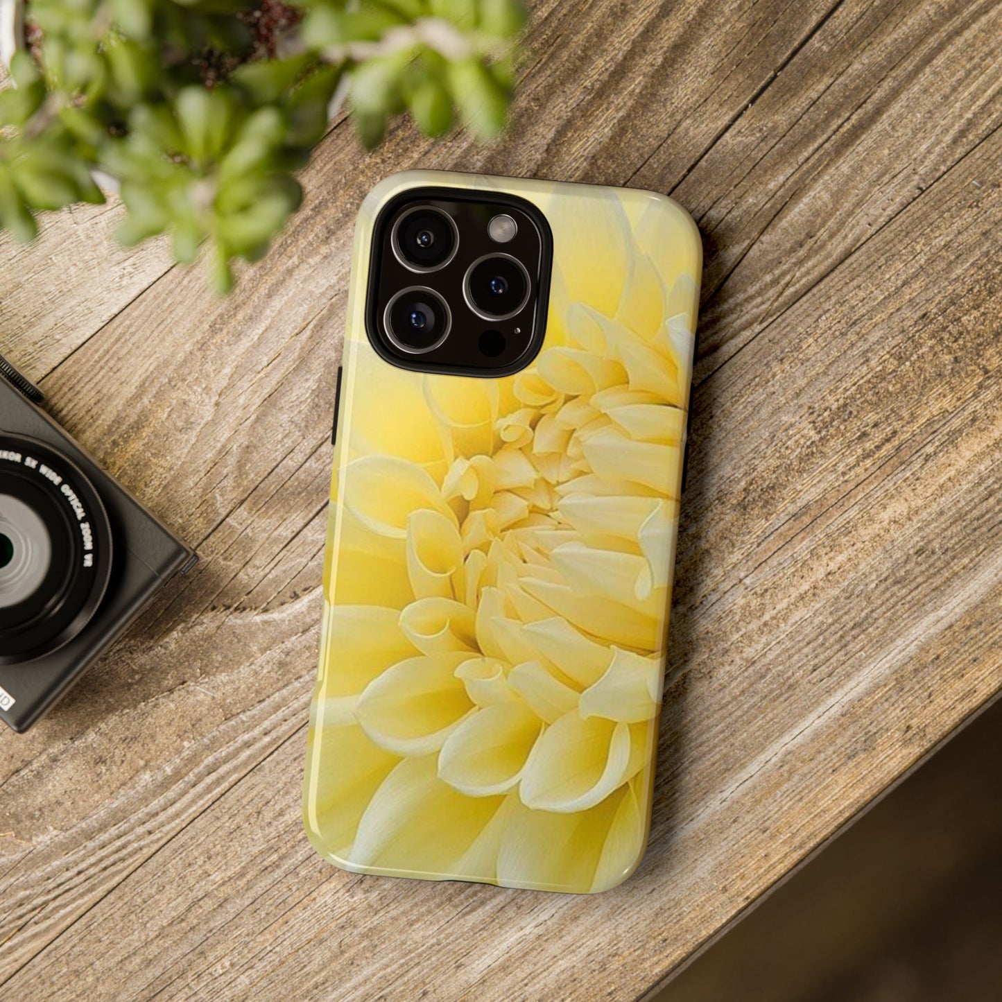 Yellow Dahlia Phone Tough Case