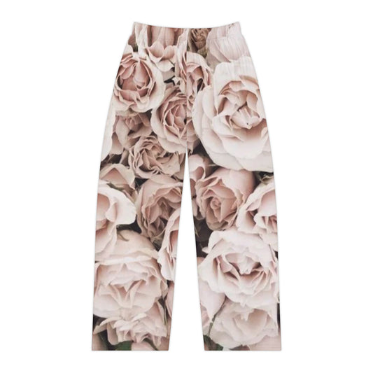 Light Pink Cozy Floral Pajama Pant