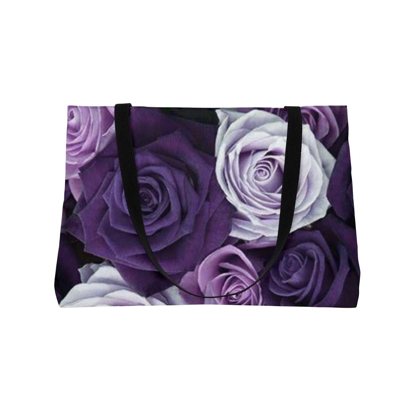 Purple Roses Rectangle Tote Bag