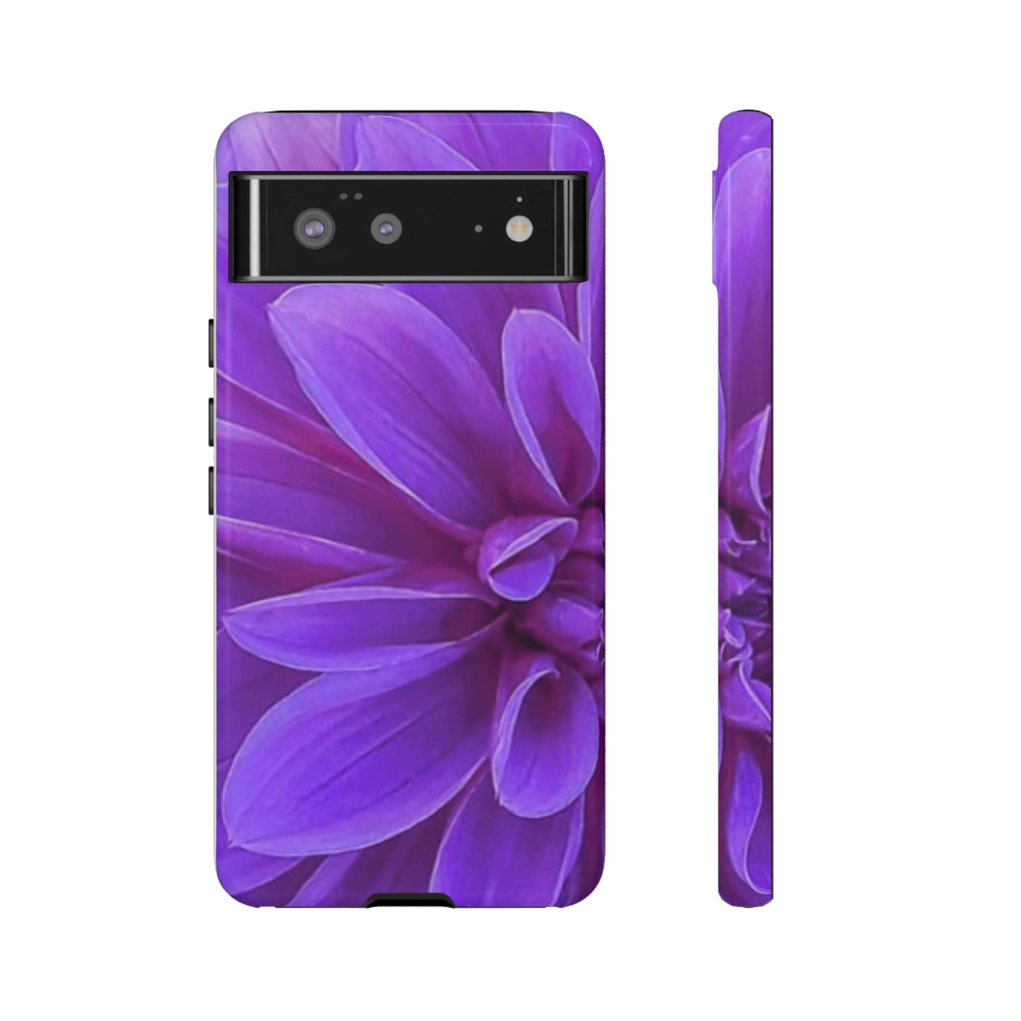 Purple Dahlia Tough Phone Case