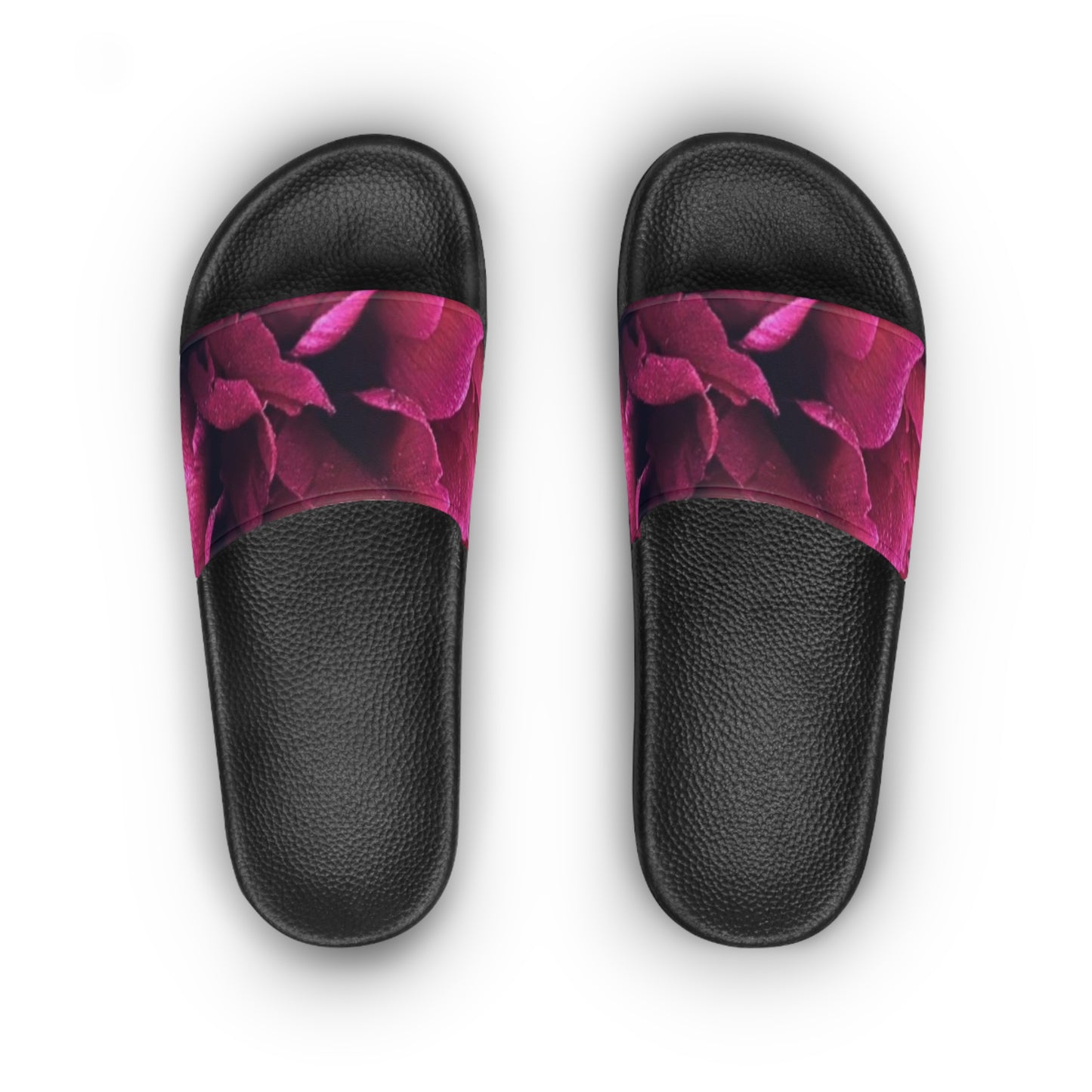Magenta Floral Sandals