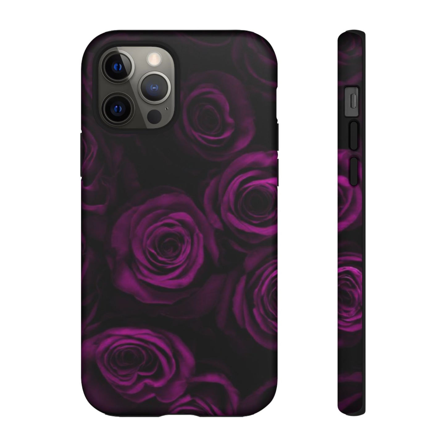 Dark Purple Roses Phone Tough Case