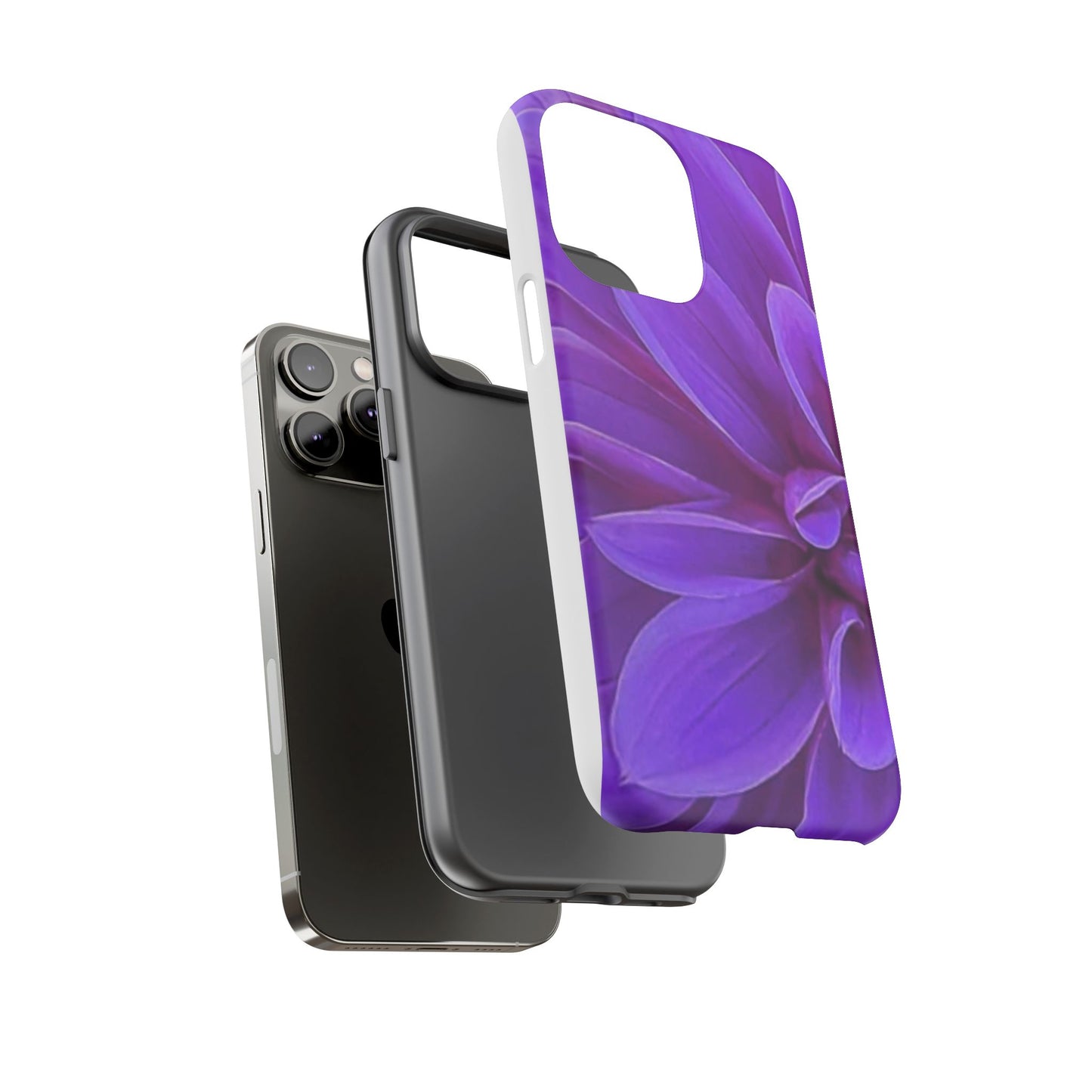 Purple Dahlia Tough Phone Case