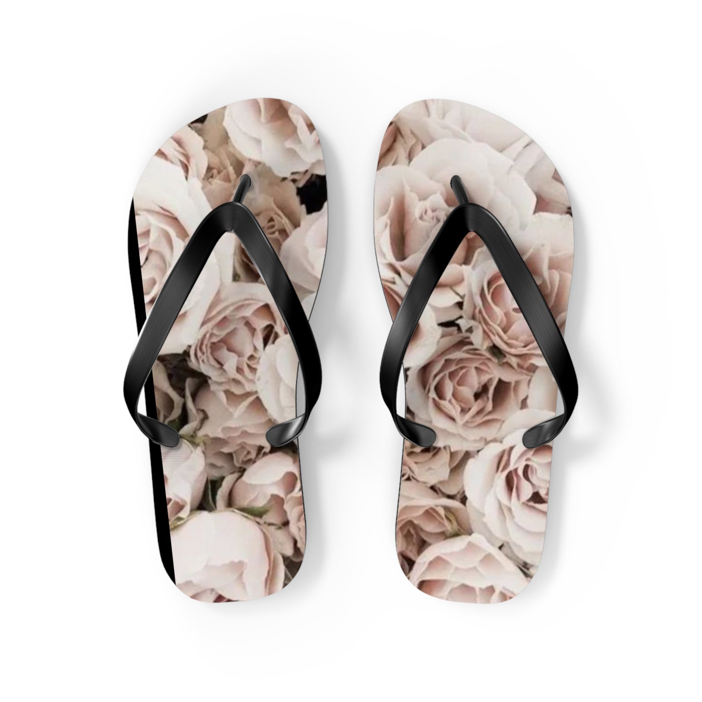 Light Pink Roses Flip Flops