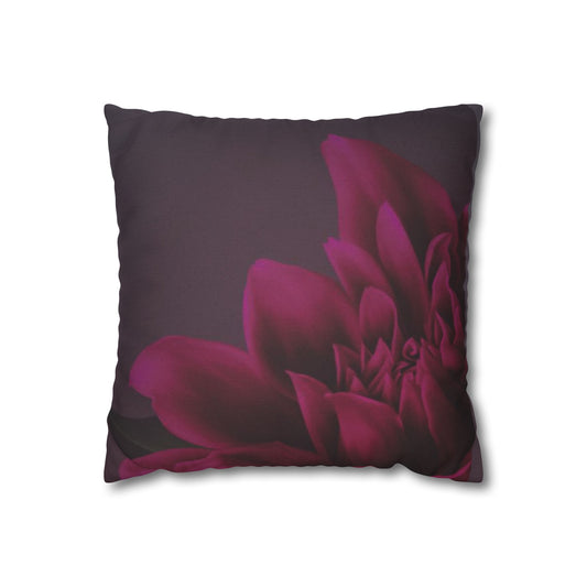 Magenta Dahlia Square Pillowcase