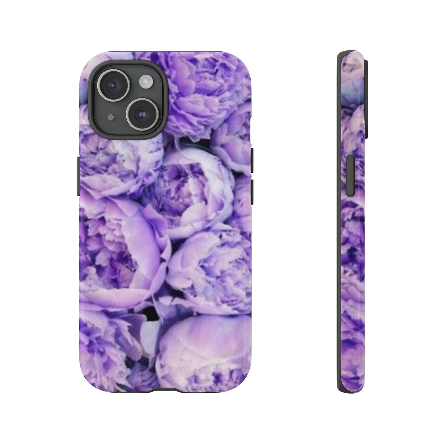 Purple Peony Tough Phone Case