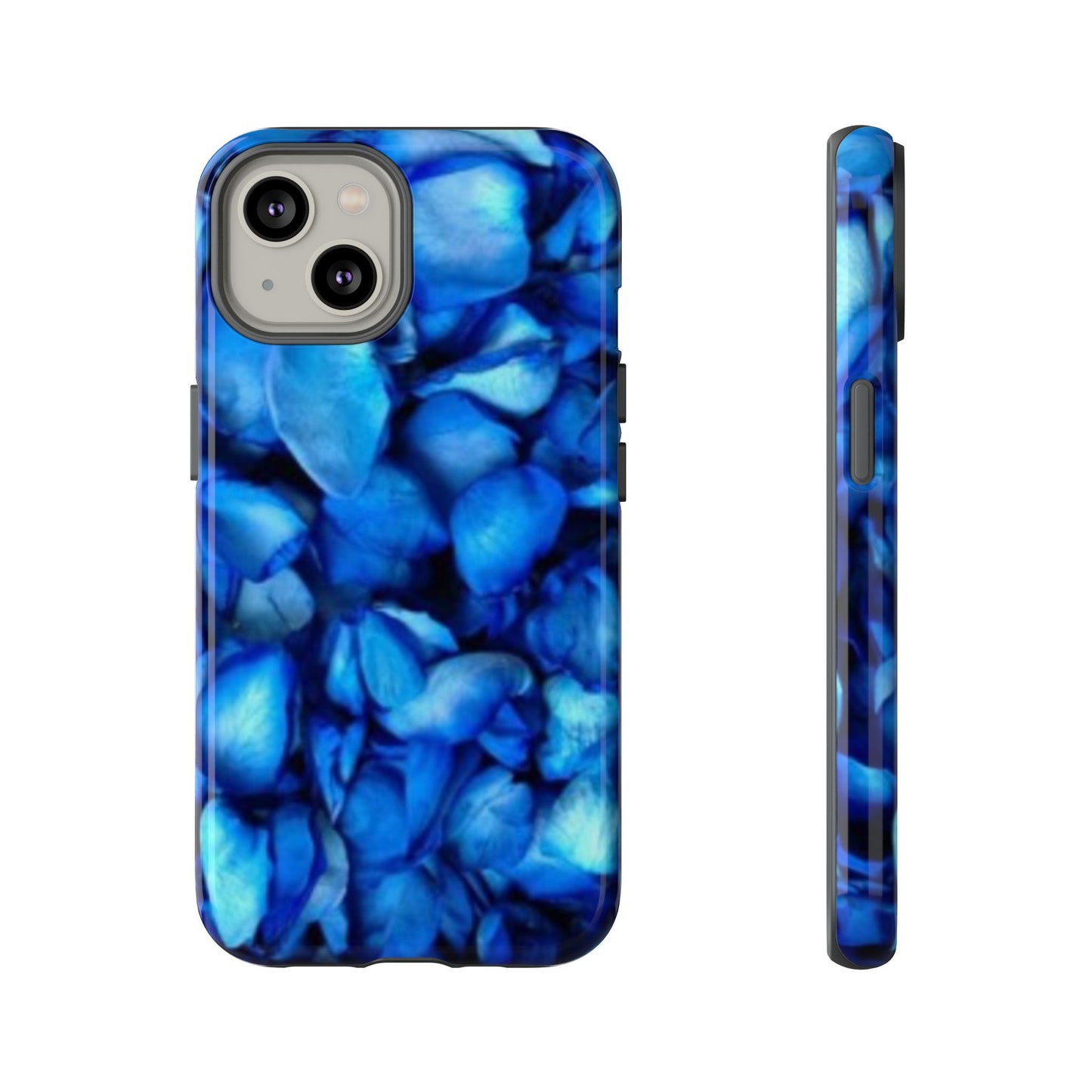 Blue Petals Tough Phone Case
