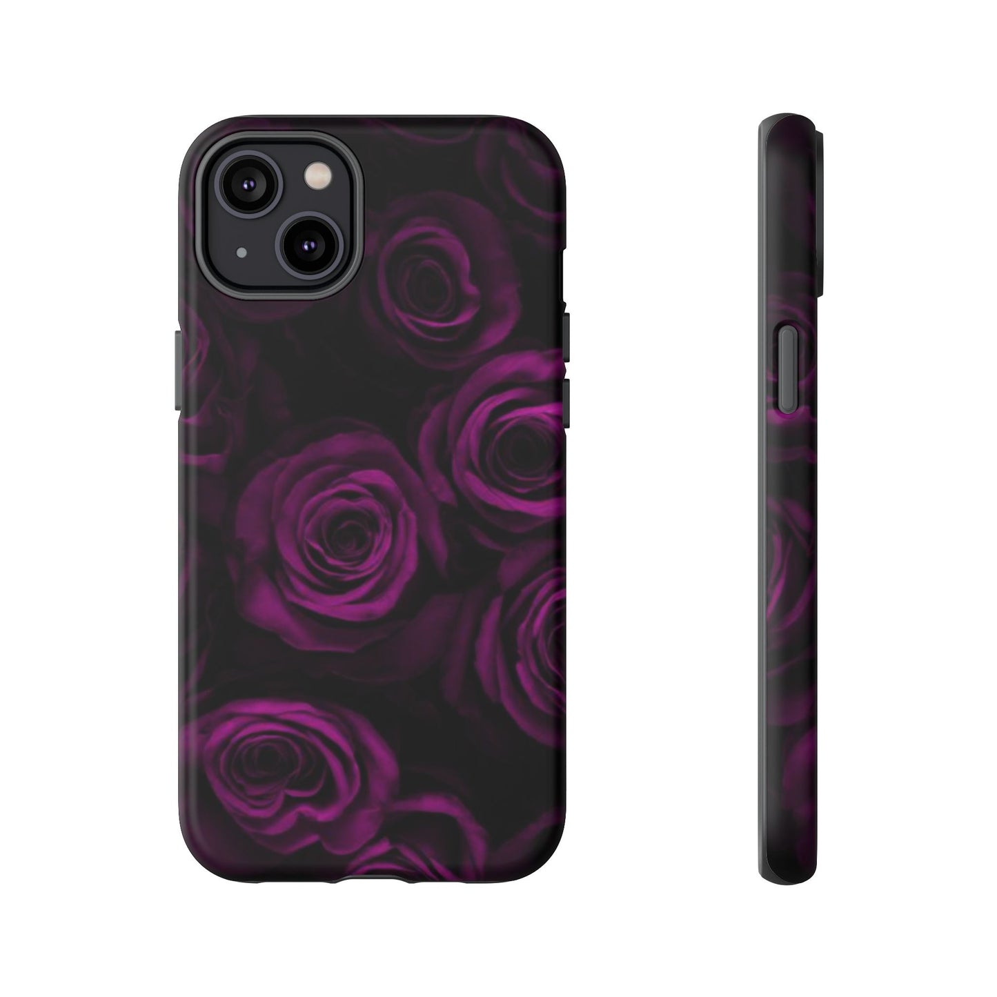 Dark Purple Roses Phone Tough Case