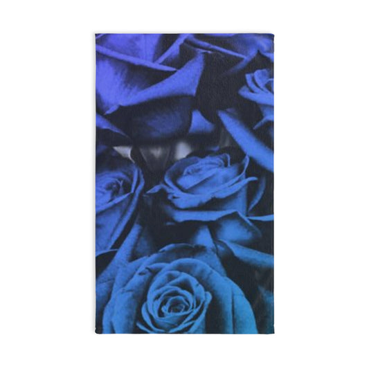 Blue Roses Hand Towel