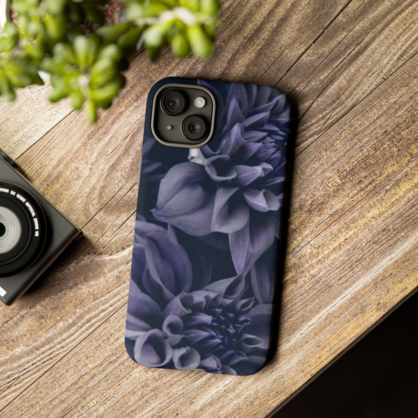 Blue Dahlia Phone Tough Case