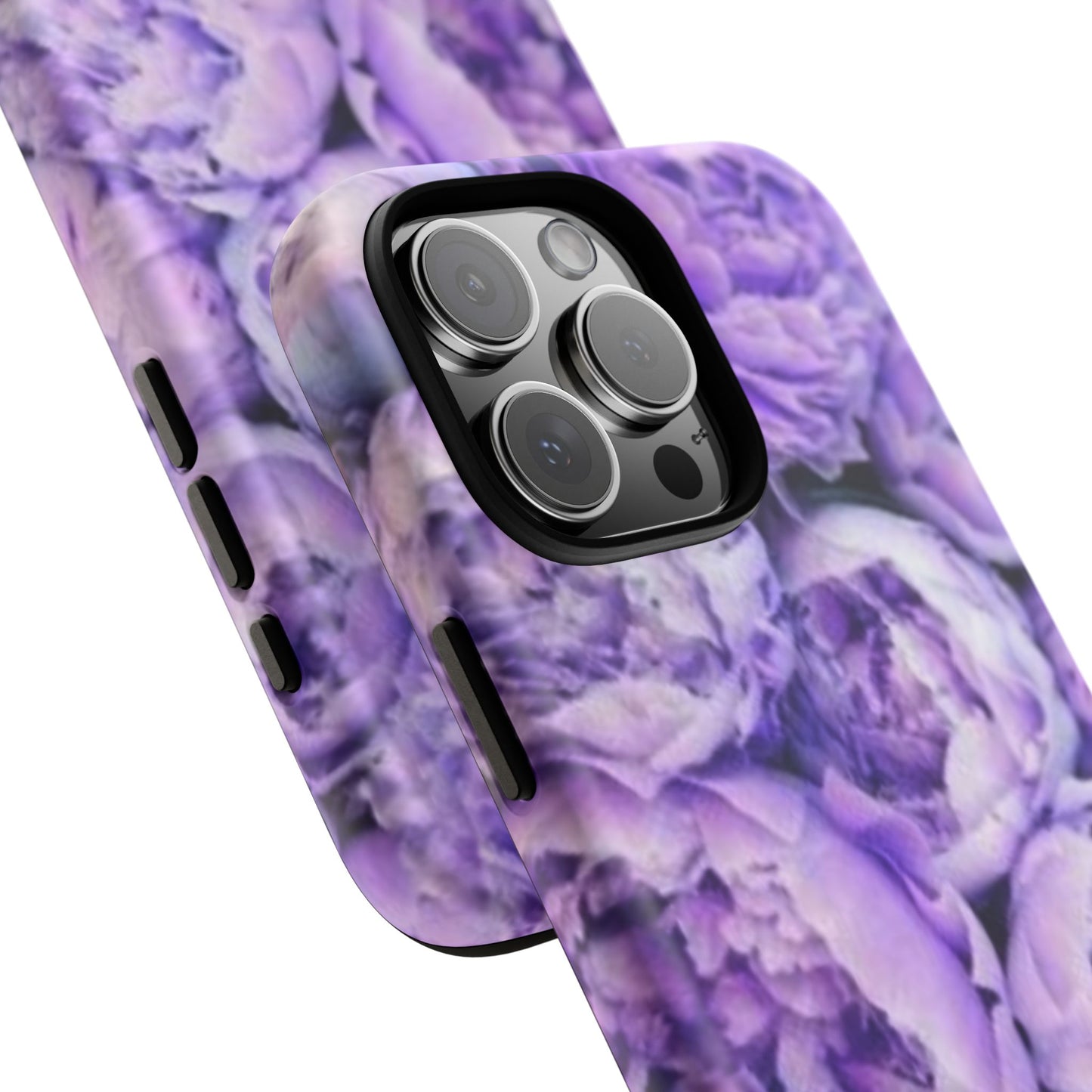 Purple Peony Tough Phone Case