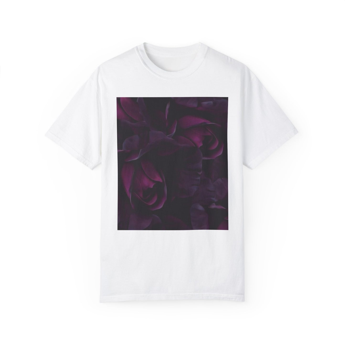 Dark Purple Floral T-shirt