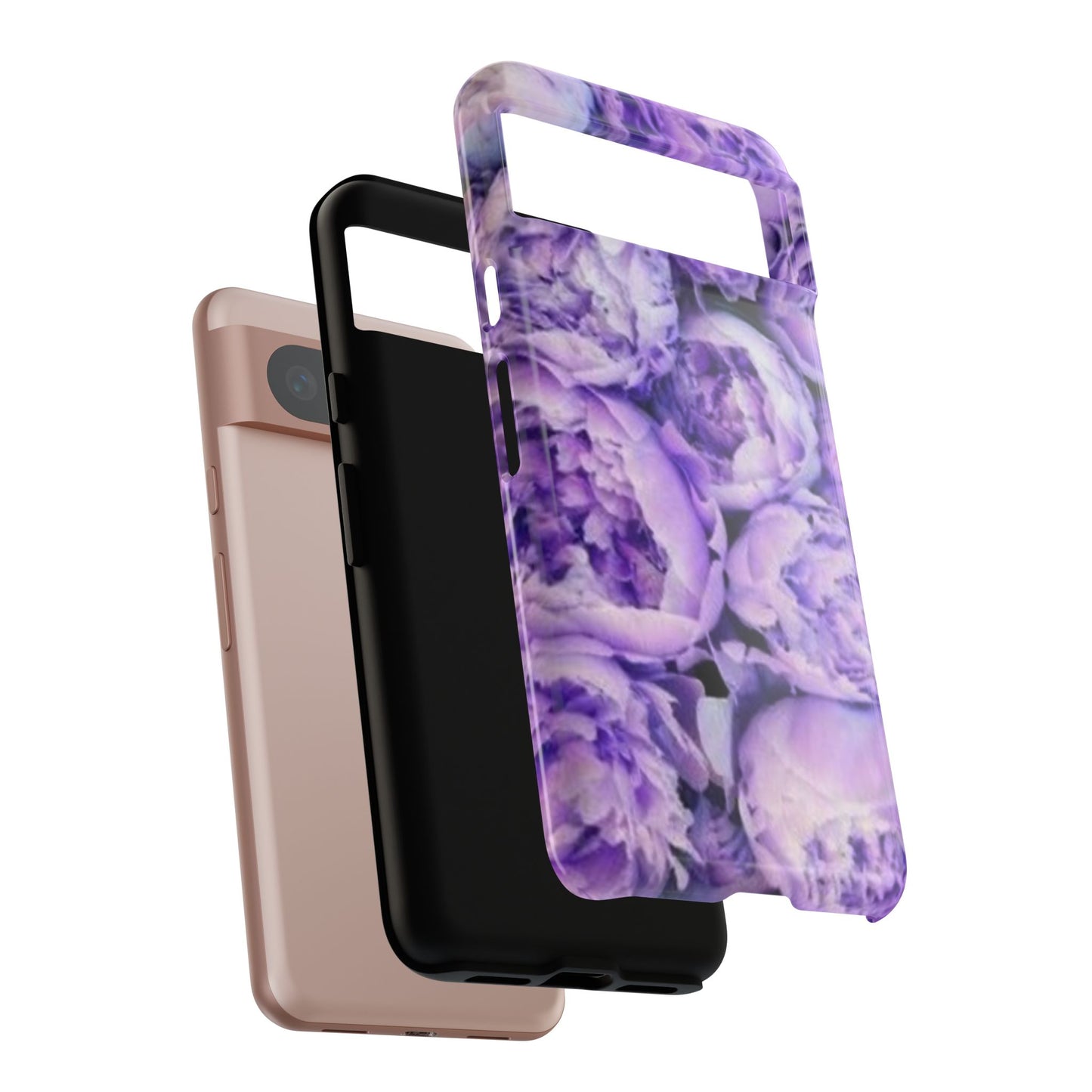 Purple Peony Tough Phone Case