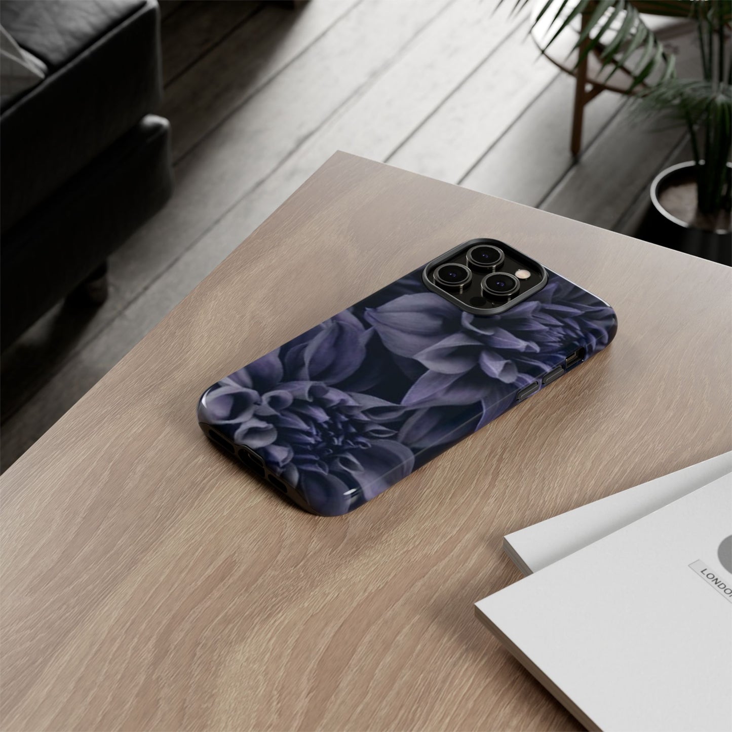Blue Dahlia Phone Tough Case