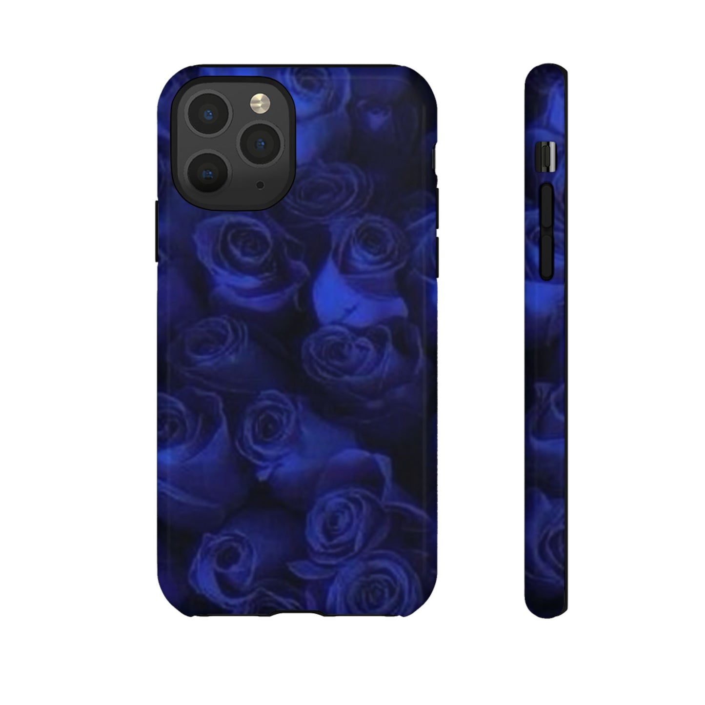 Dark Blue Roses Tough Phone Case