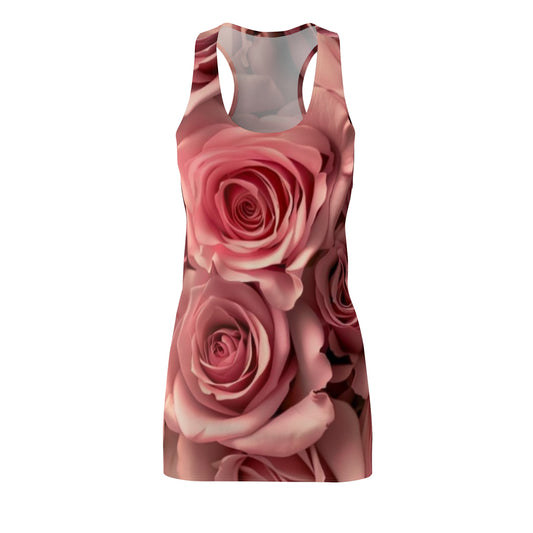 Pink Roses Racerback Dress