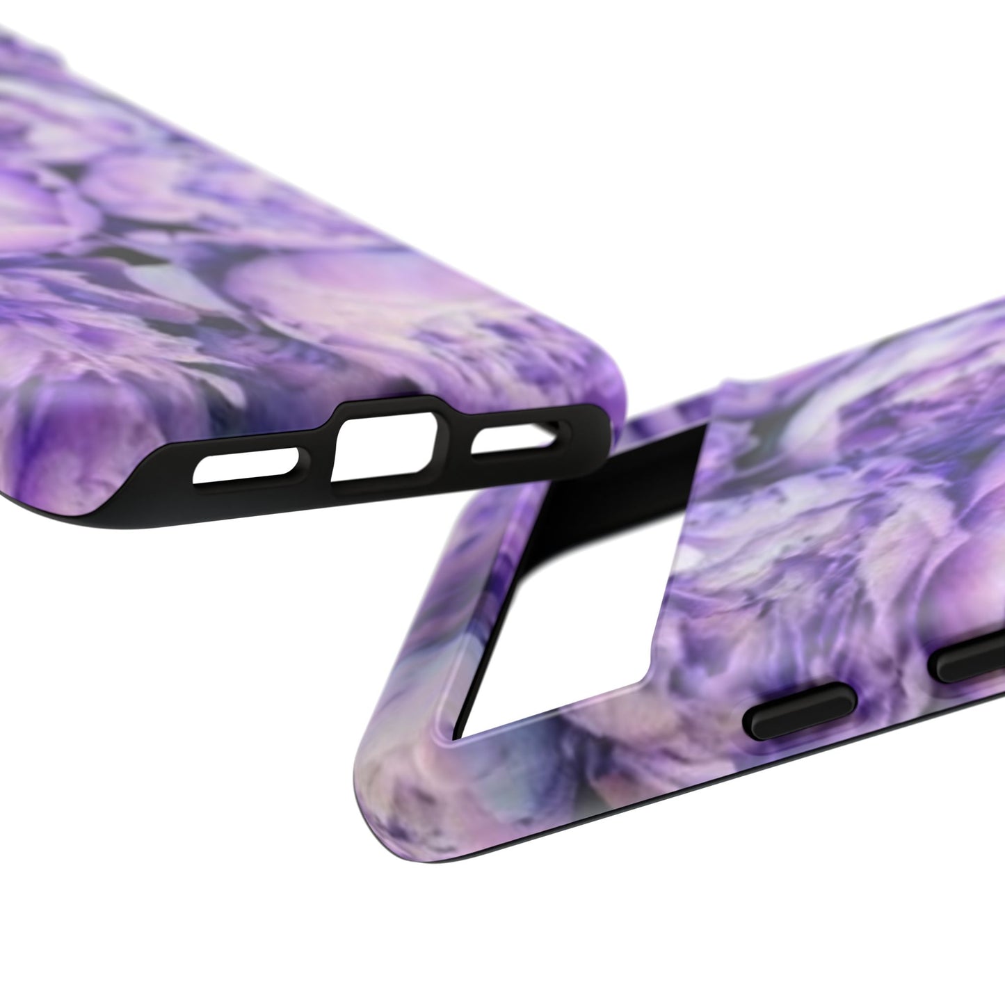 Purple Peony Tough Phone Case
