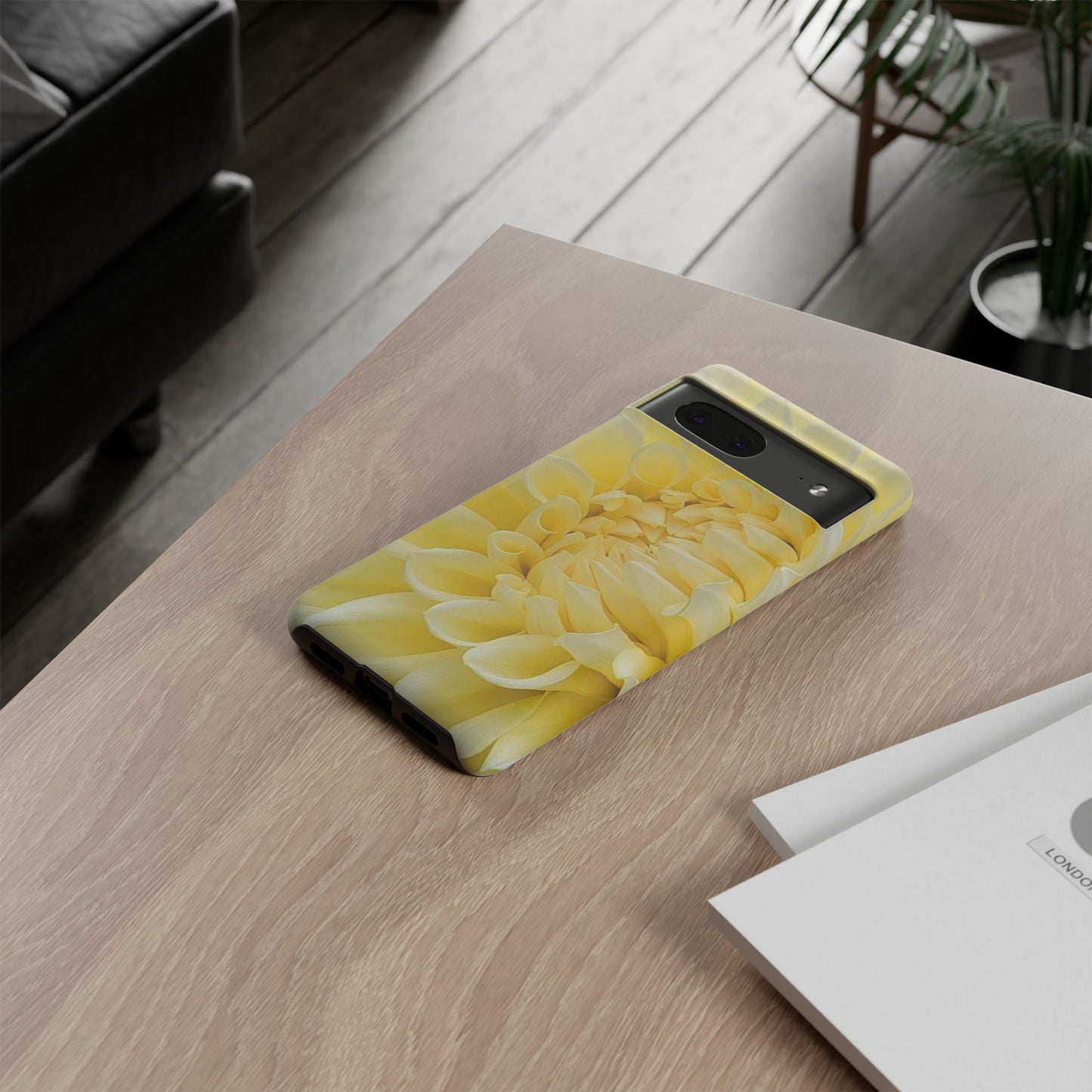 Yellow Dahlia Phone Tough Case