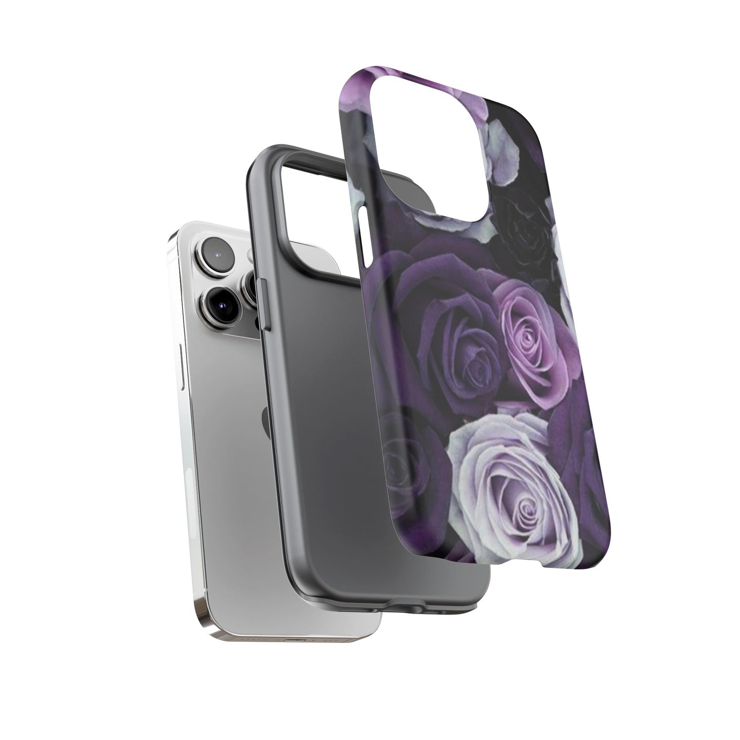 Purple Roses Tough Phone Case