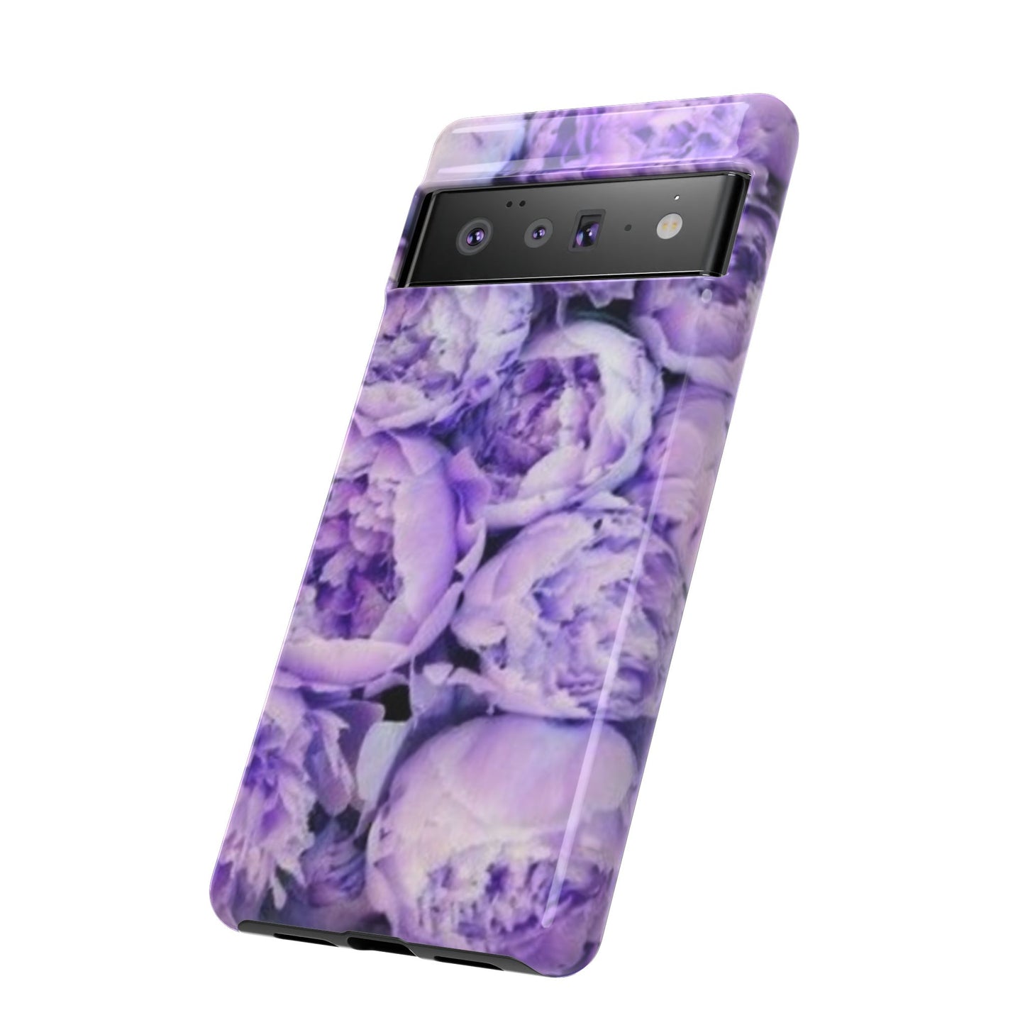 Purple Peony Tough Phone Case