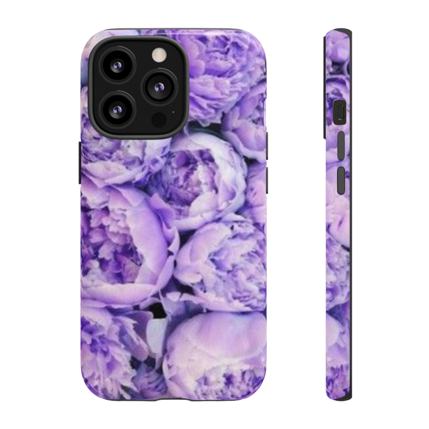Purple Peony Tough Phone Case