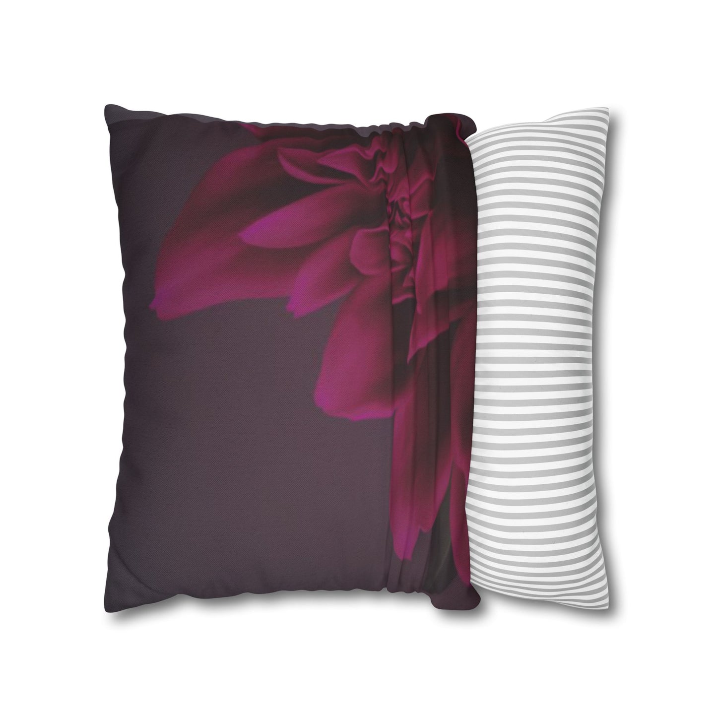 Magenta Dahlia Square Pillowcase