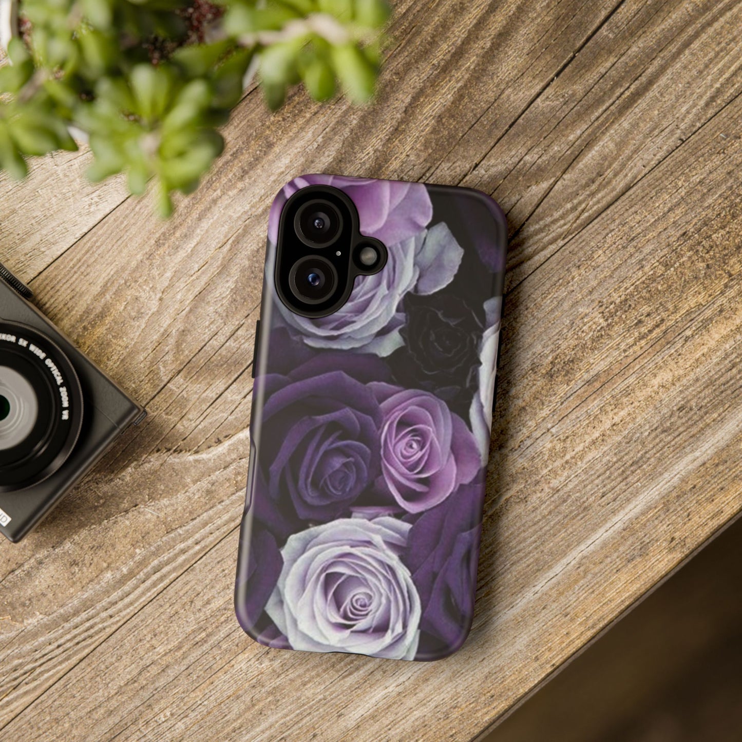 Purple Roses Tough Phone Case