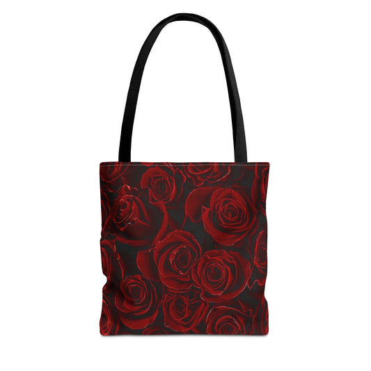 Red Roses Floral Tote Bag for Women – Timeless & Functional